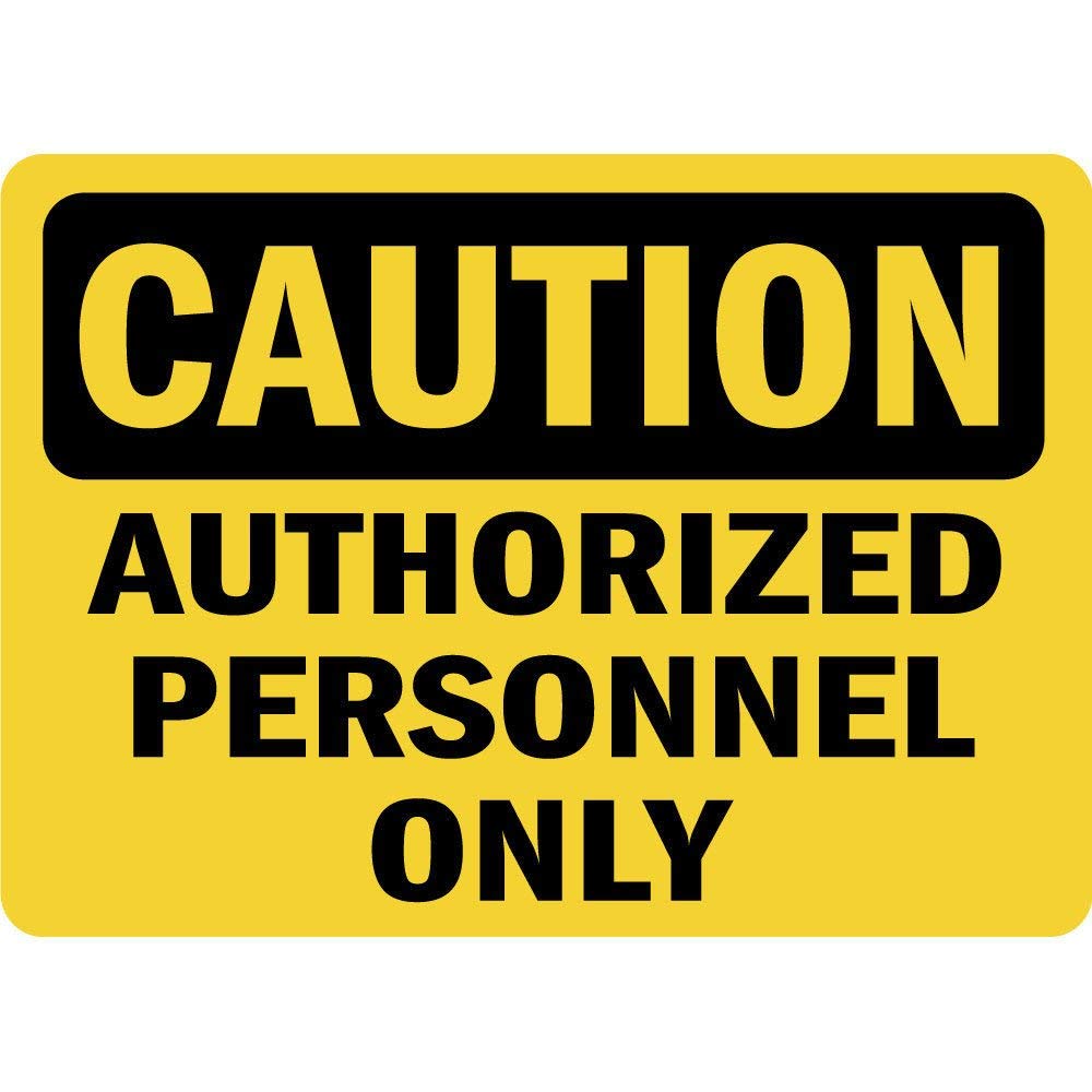 OSHA Approved Safety & Warning Vinyl Stickers Bundle - 3 Pack (3.5