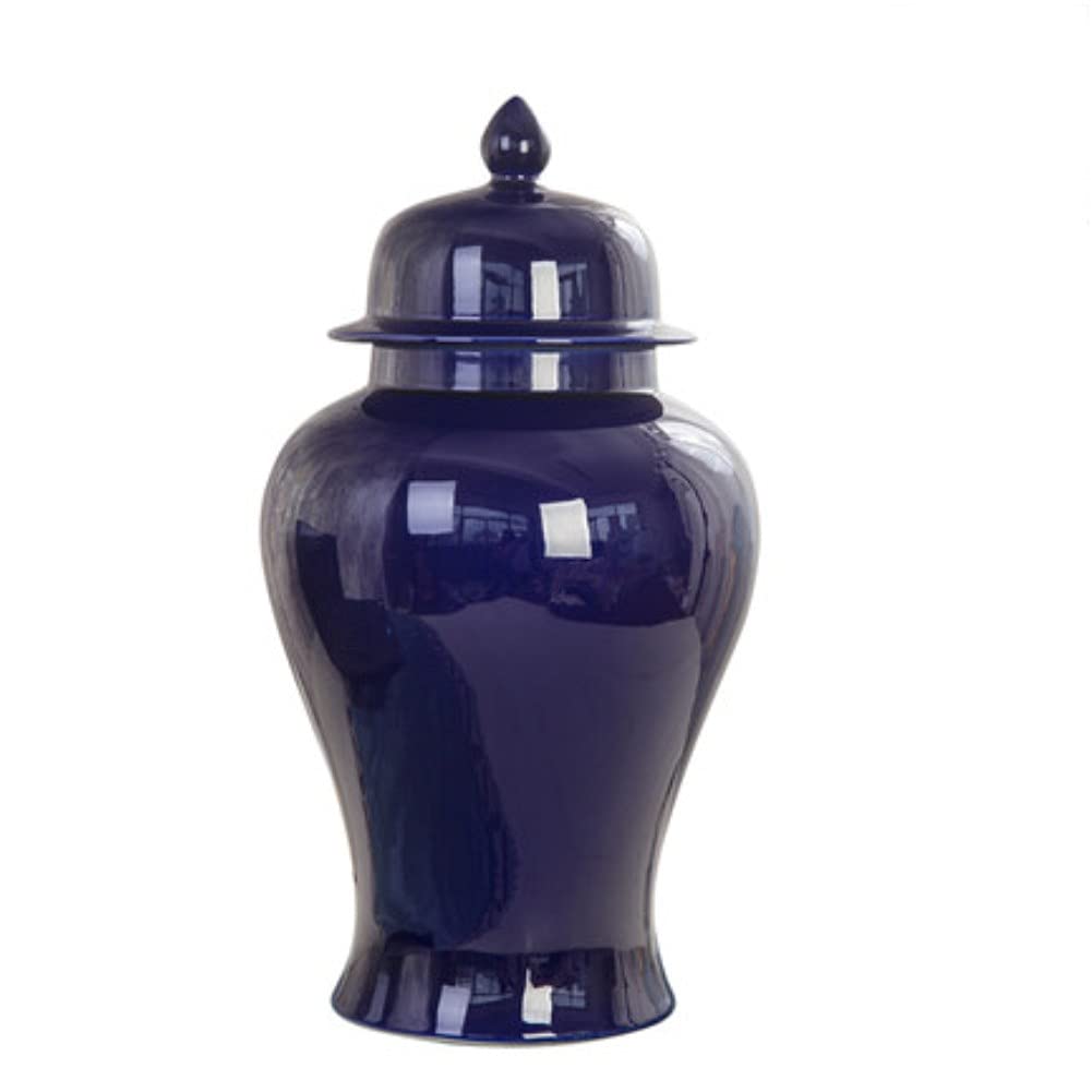 Antique Ming Style Porcelain Ginger Jar Vase - 18