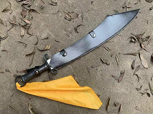 High-Quality Sharp Kung Fu Broadsword - Chinese Anti-Japanese War Saber Sword for Martial Arts Training & Historical Reenactment | Perfect for Kung Fu Practice, Cosplay & Collection
