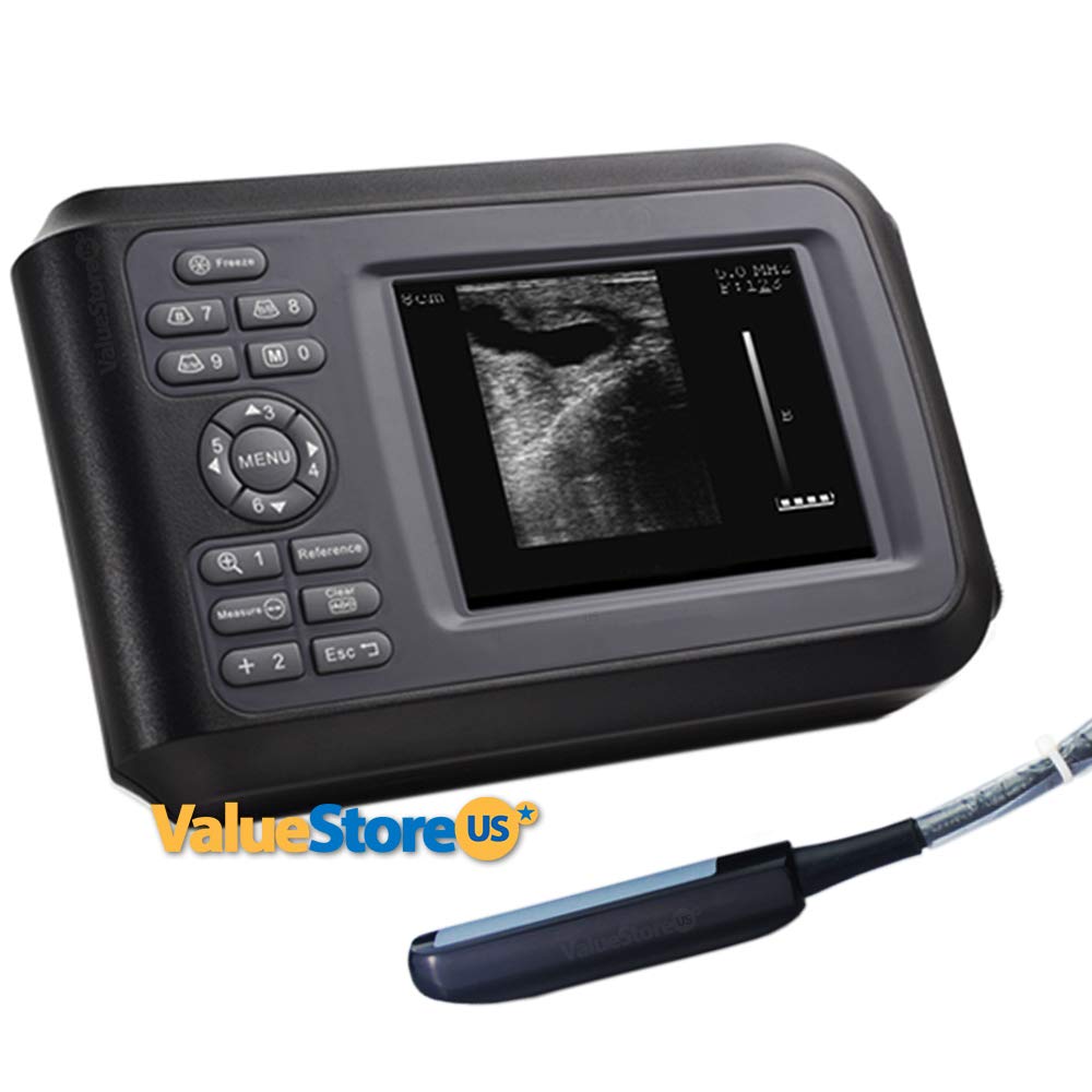 Portable Veterinary Ultrasound Scanner V16 with 7.5MHz Rectal Probe - Pregnancy Detection for Cattle, Horse, Camel, Cow & Livestock | Ideal for Farm Animal Breeding, Pregnancy Diagnosis & Veterinary Clinics