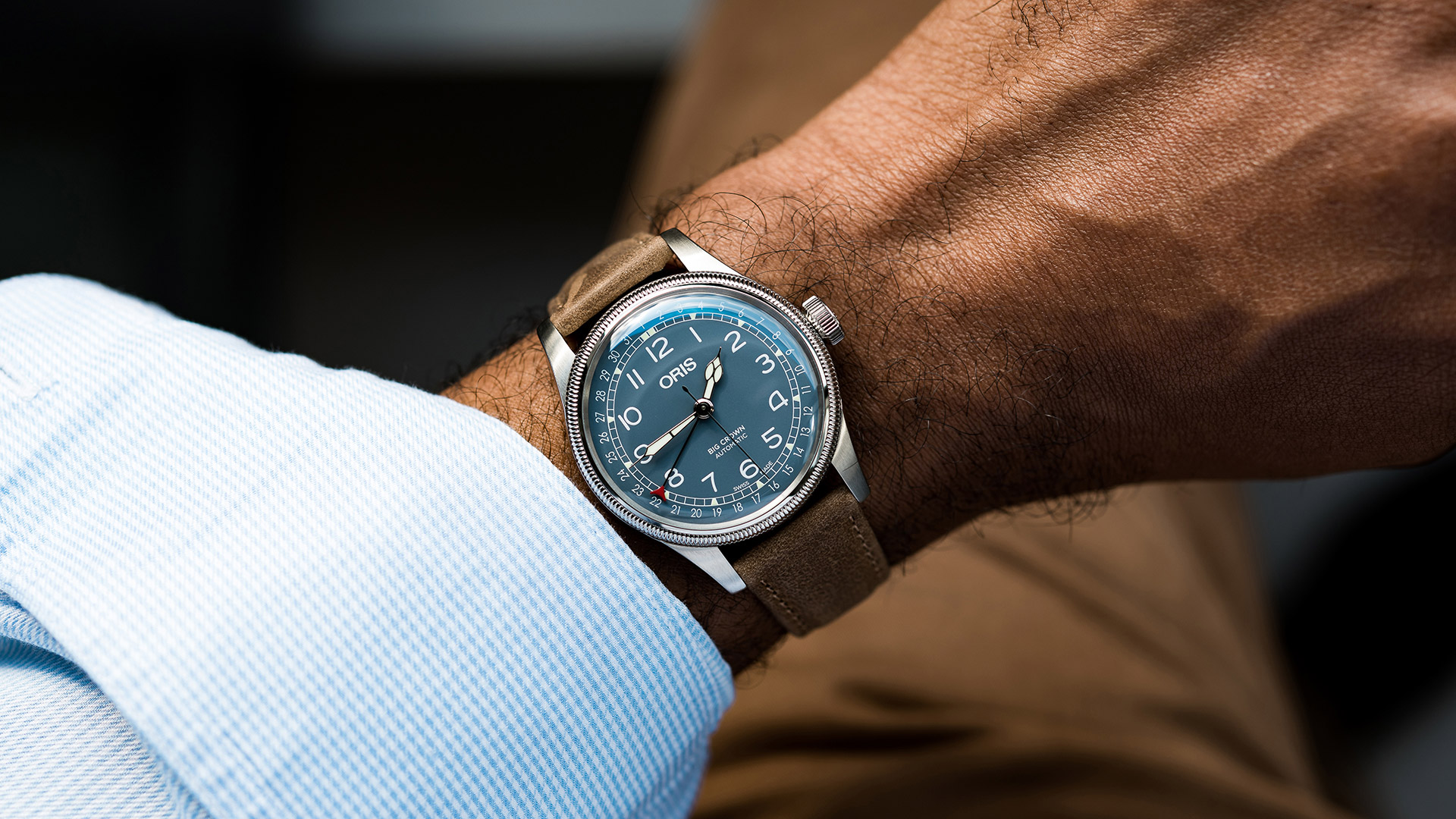 ORIS Big Crown Pointer Date 40mm Stainless Steel Watch - Classic Aviator Timepiece for Men, Perfect for Business, Casual & Outdoor Adventures