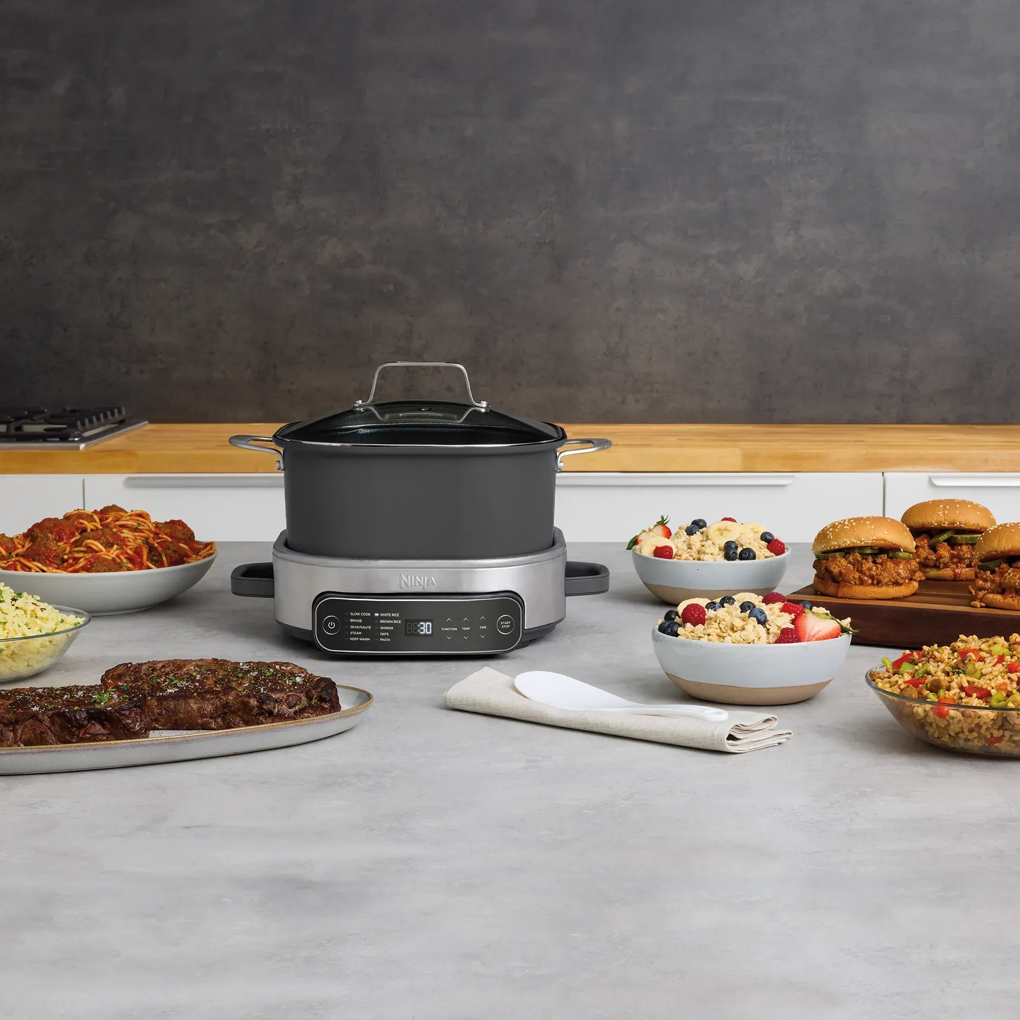 Ninja Foodi PossibleCooker - 6-in-1 Multi-Cooker with Pressure Cooker, Air Fryer, Slow Cooker & More | Perfect for Family Dinners, Meal Prep & Healthy Cooking