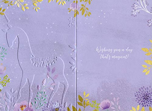 Beautiful Unicorn Birthday Card for Women - Nighttime Fantasy Design by Sanja Rescek - Perfect for Her Special Day, Birthday Gifts & Greeting Cards
