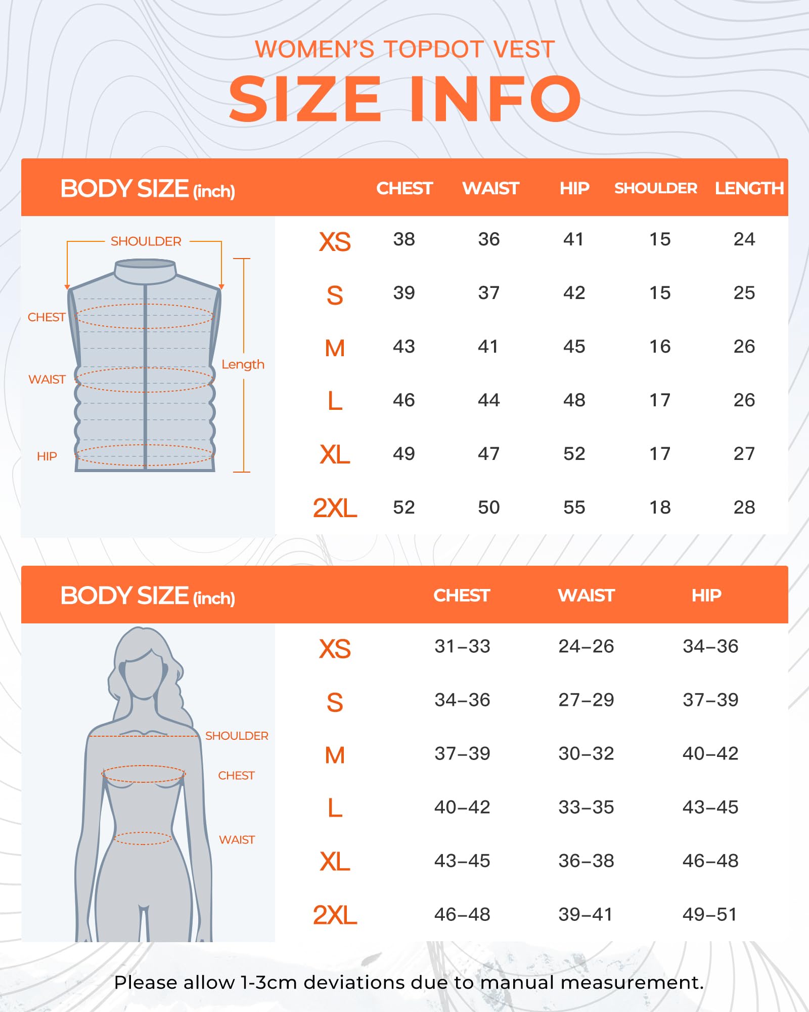 Topdot Women's Heated Vest with 16000mAh Battery - 8 Heating Zones, Lightweight & Warm Winter Jacket for Outdoor Activities (Hiking, Skiing, Camping)