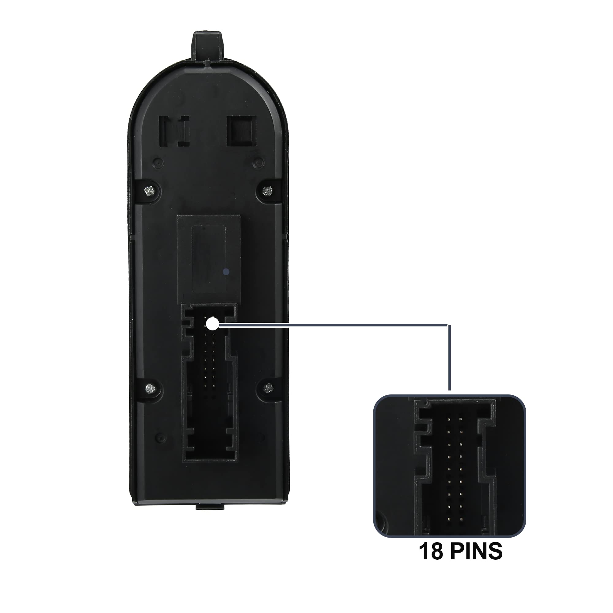 X AUTOHAUX Power Window Switch Front Driver Side Master Control Switch 13228699 Compatible with Saturn Astra 2008-2009 - Easy DIY Installation for Smooth Window Operation