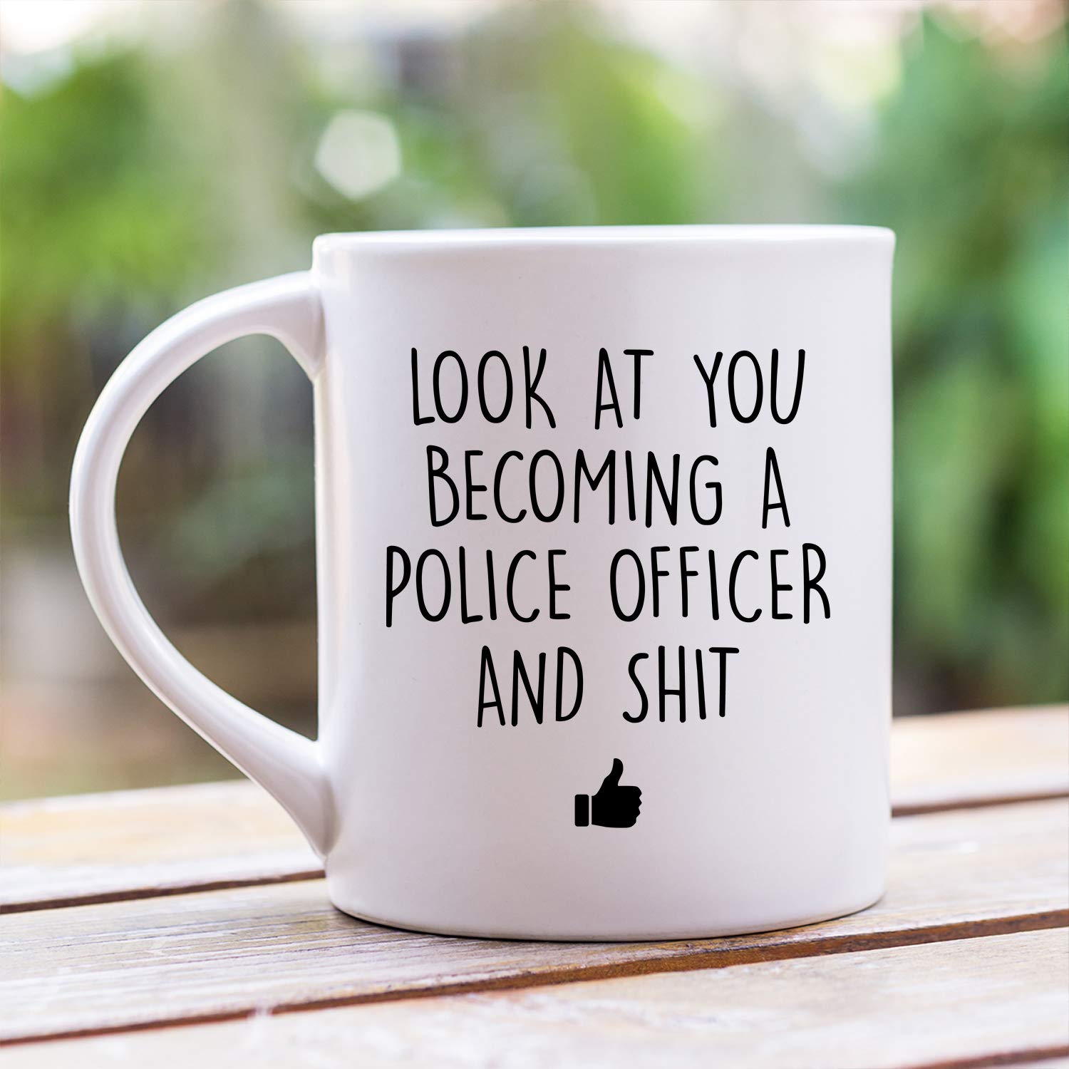 YouNique Designs 11oz Police Coffee Mug - Perfect Gift for Police Academy Graduation & Law Enforcement Officers - Ideal for Office, Home & Daily Use