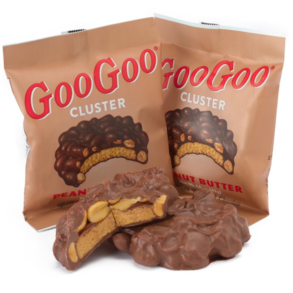 Goo Goo Clusters Peanut Butter Candy Bars - 12 Pack Bulk Case | Delicious Chocolate Covered Snacks for Parties, Gifts & Office Treats