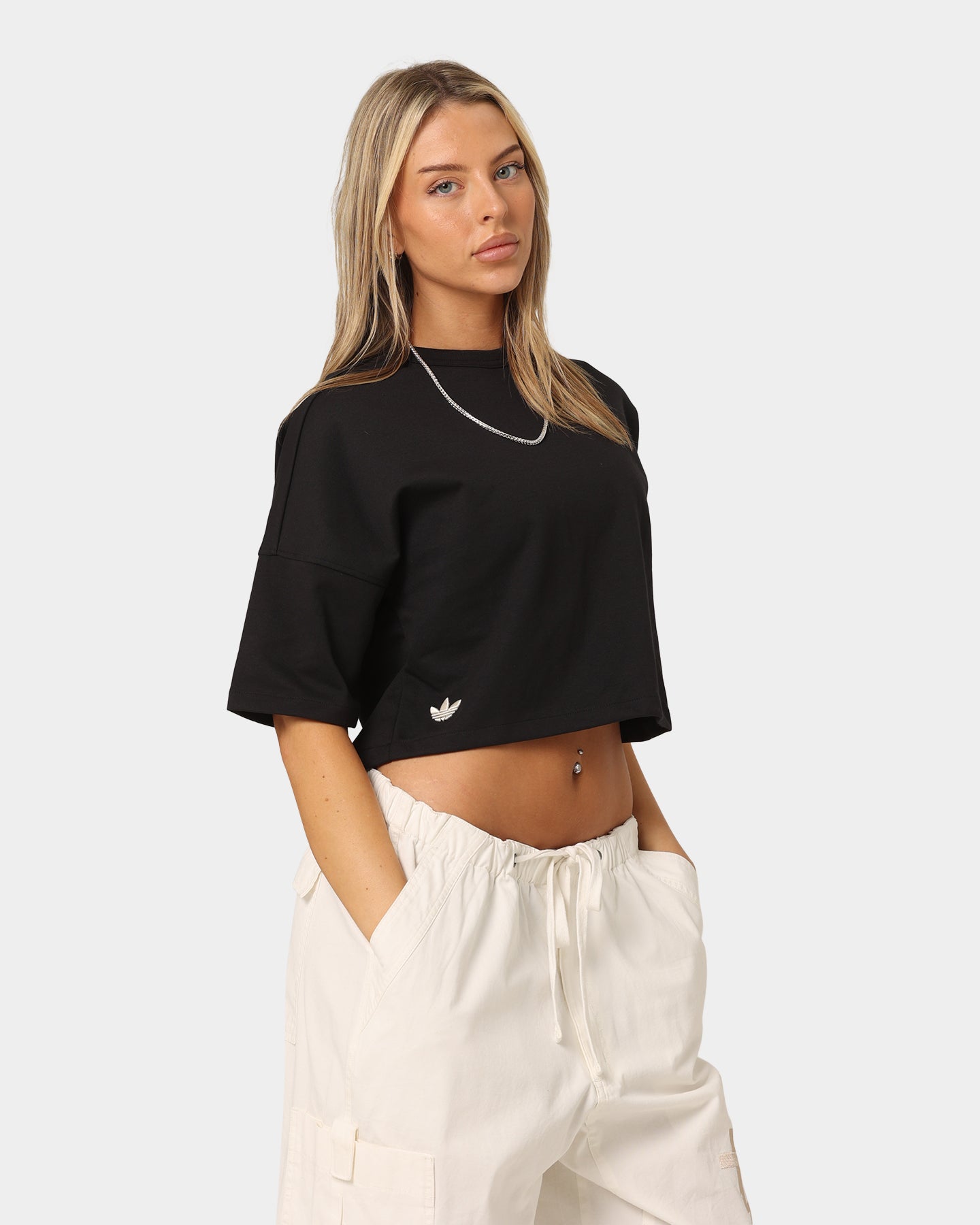 Adidas Women's Classic Cotton T-Shirt - Soft Comfort Fit Casual Tee for Everyday Wear | Gym, Lounge & Street Style Outfits