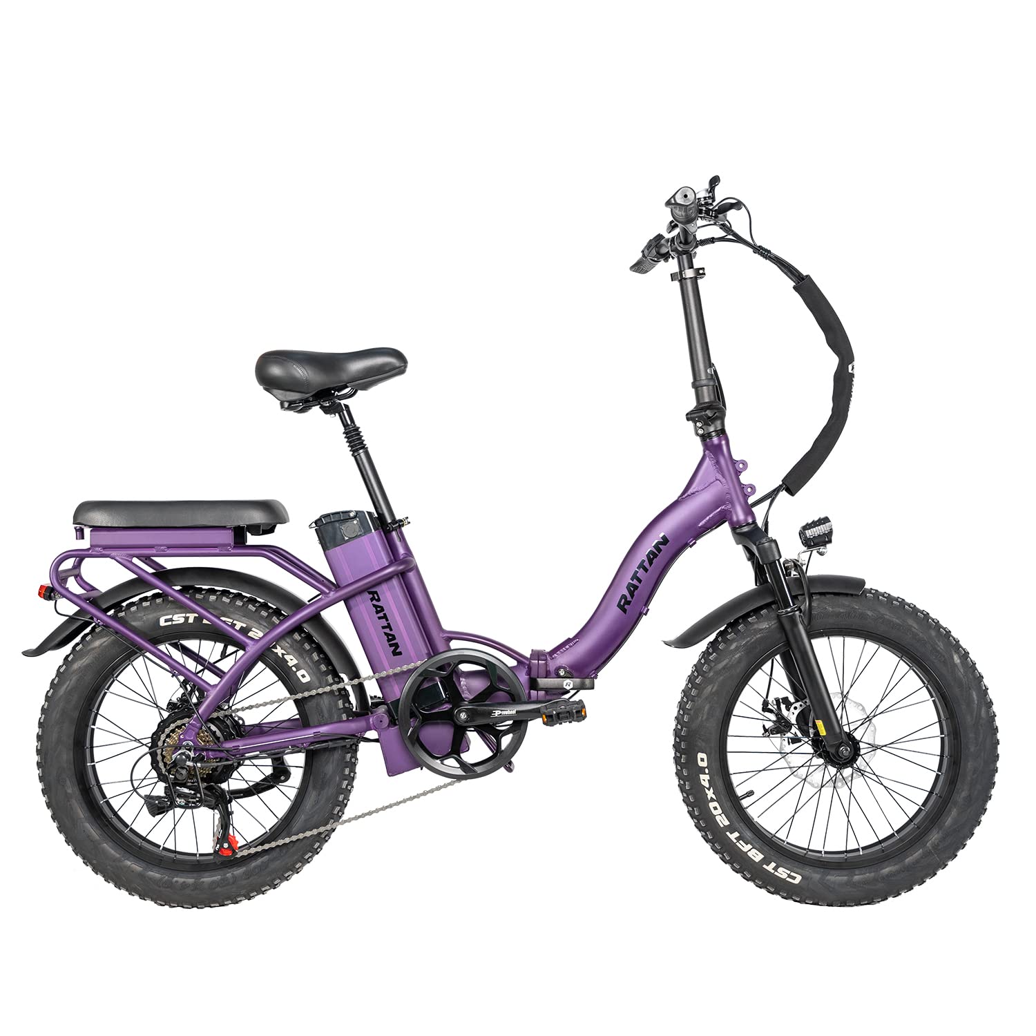 750W Electric Bike for Adults - 20''x4.0 Fat Tire Folding E-Bike with 48V 13AH Removable Battery & 7-Speed Shifter - Perfect for Commuting, Off-Road Adventures & Urban Exploration