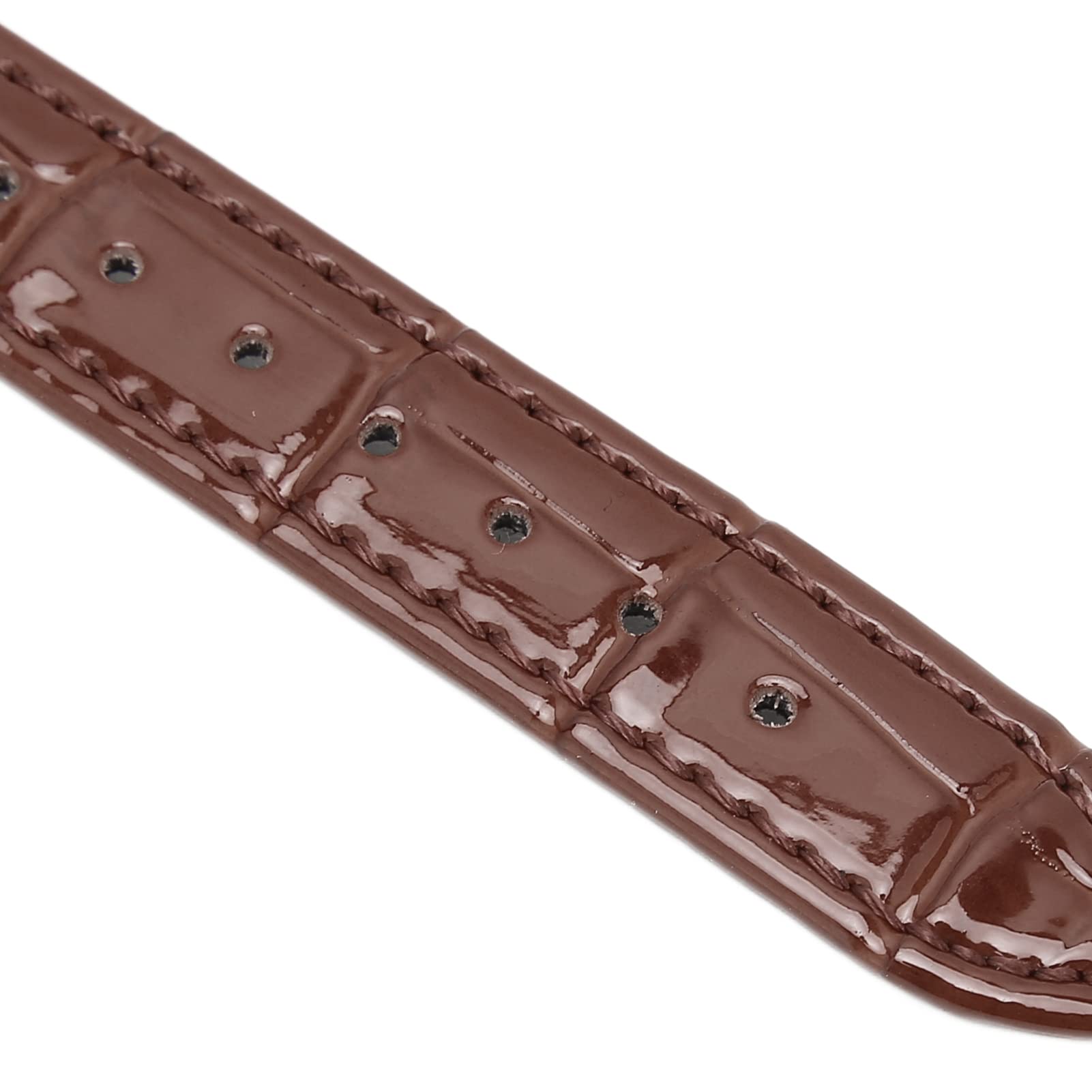 Premium PU Leather Watch Band - Breathable Multicolor Replacement Strap for Smartwatches & Fitness Trackers (Brown) | Perfect for Daily Wear, Office & Gym Use