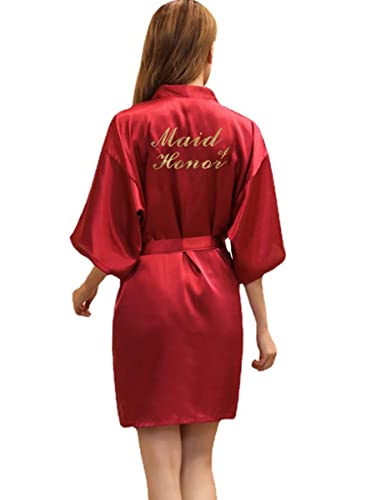 Claret-red(maid of Honor)