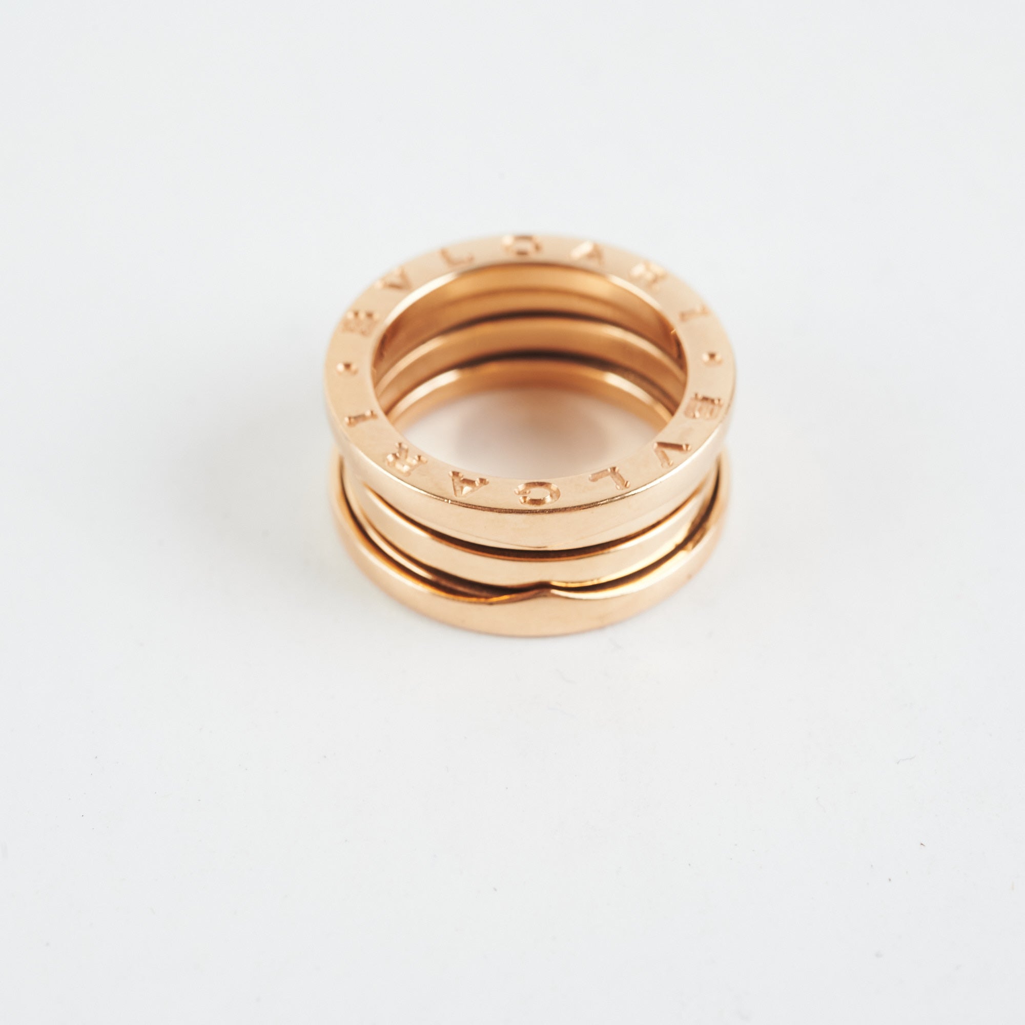 Bvlgari B Zero 1 Ring - 18K Gold or Rose Gold Luxury Band Ring for Women, Size 49 - Perfect for Weddings, Anniversaries & Special Occasions
