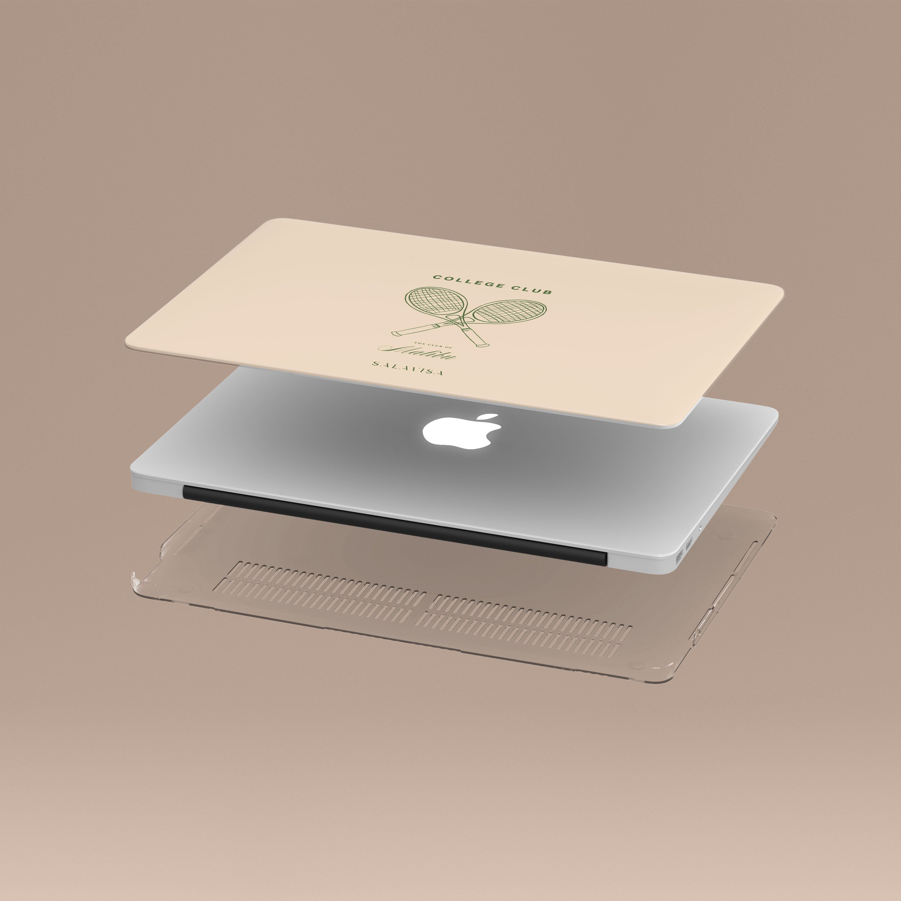 Stylish Malibu MacBook Case for College Students - Durable Laptop Sleeve for MacBook Air/Pro - Perfect for Campus, Library & Travel Use