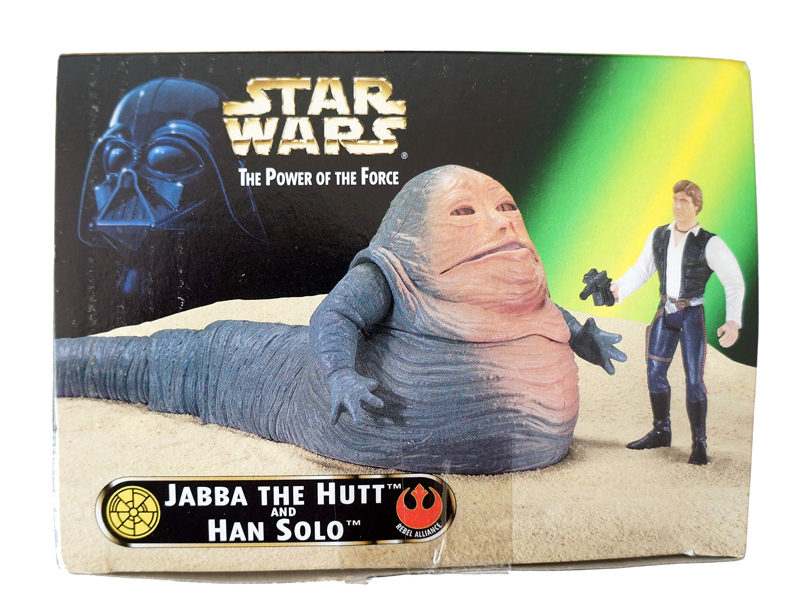 Star Wars Power of The Force Collectors Trilogy Edition - Jabba The Hut & Exclusive Han Solo Boxed Set | Rare Action Figures for Display, Gift & Movie Memorabilia Collection