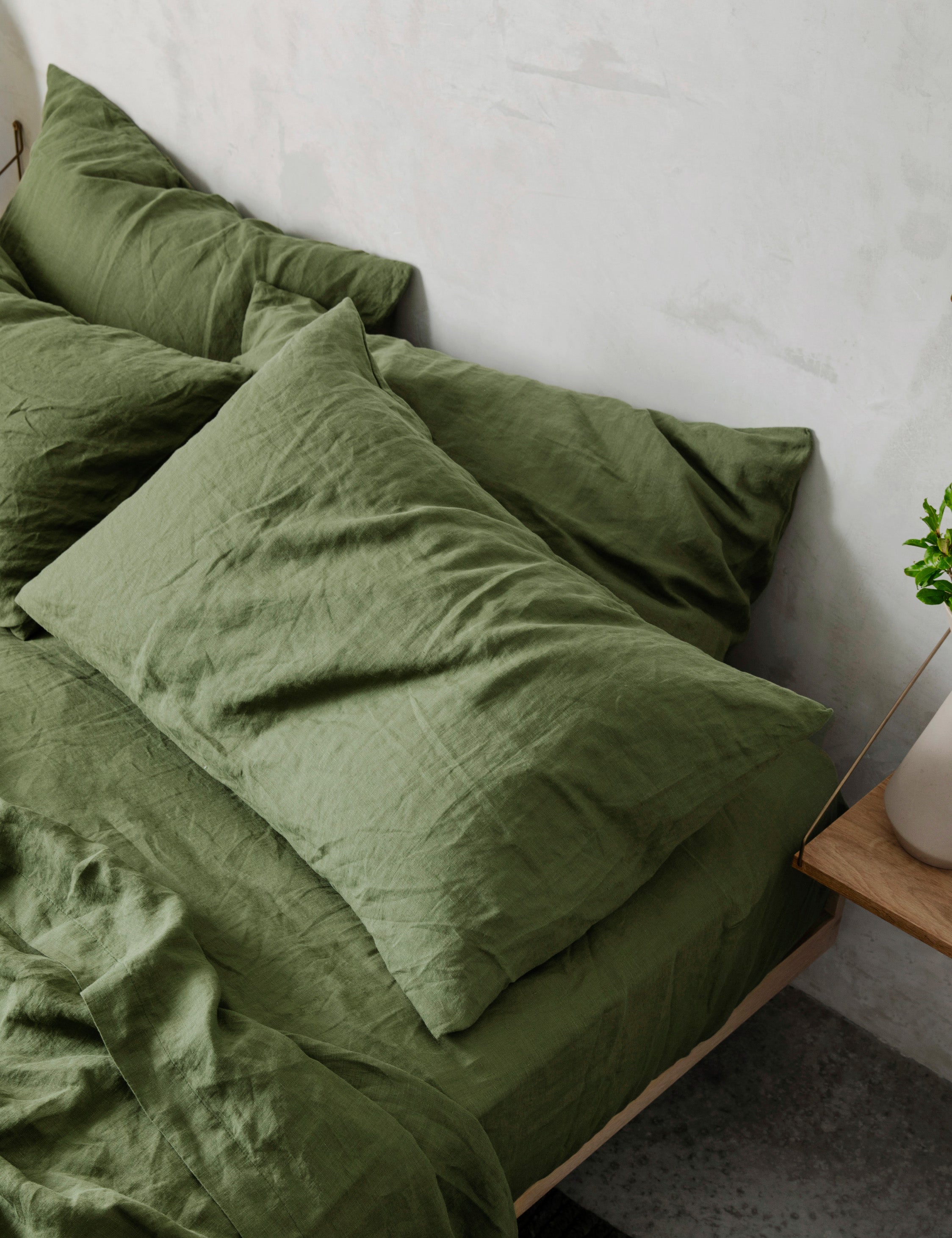 Premium European Flax Linen Pillowcase Set of 2 - 100% Natural Breathable Bedding for Cool Sleep - Perfect for Hot Sleepers & Luxury Home Decor