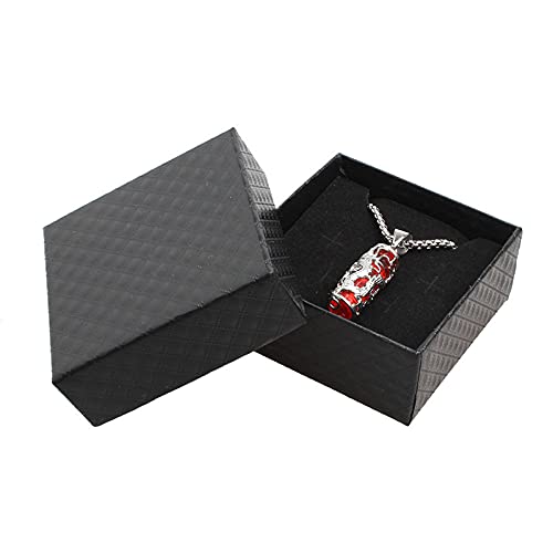 VALINK Square Jewelry Gift Box Set - PU Leather Earrings Necklace Bracelet Storage Case 7.1x7.1x3.5cm (Random Color) - Perfect for Wedding, Birthday Gifts & Jewelry Organization