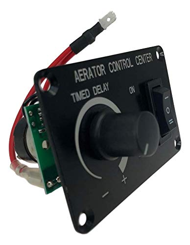 Pactrade Marine 12V Aerator Timer Switch for Livewell Aerator Pump PRO | Adjustable Delay Settings | 10A Load Capacity | Perfect for Fishing Boats, Portable Bait Tanks, Kayak Livewells & Marine Applications | Waterproof & Durable Design for Outdoor Use