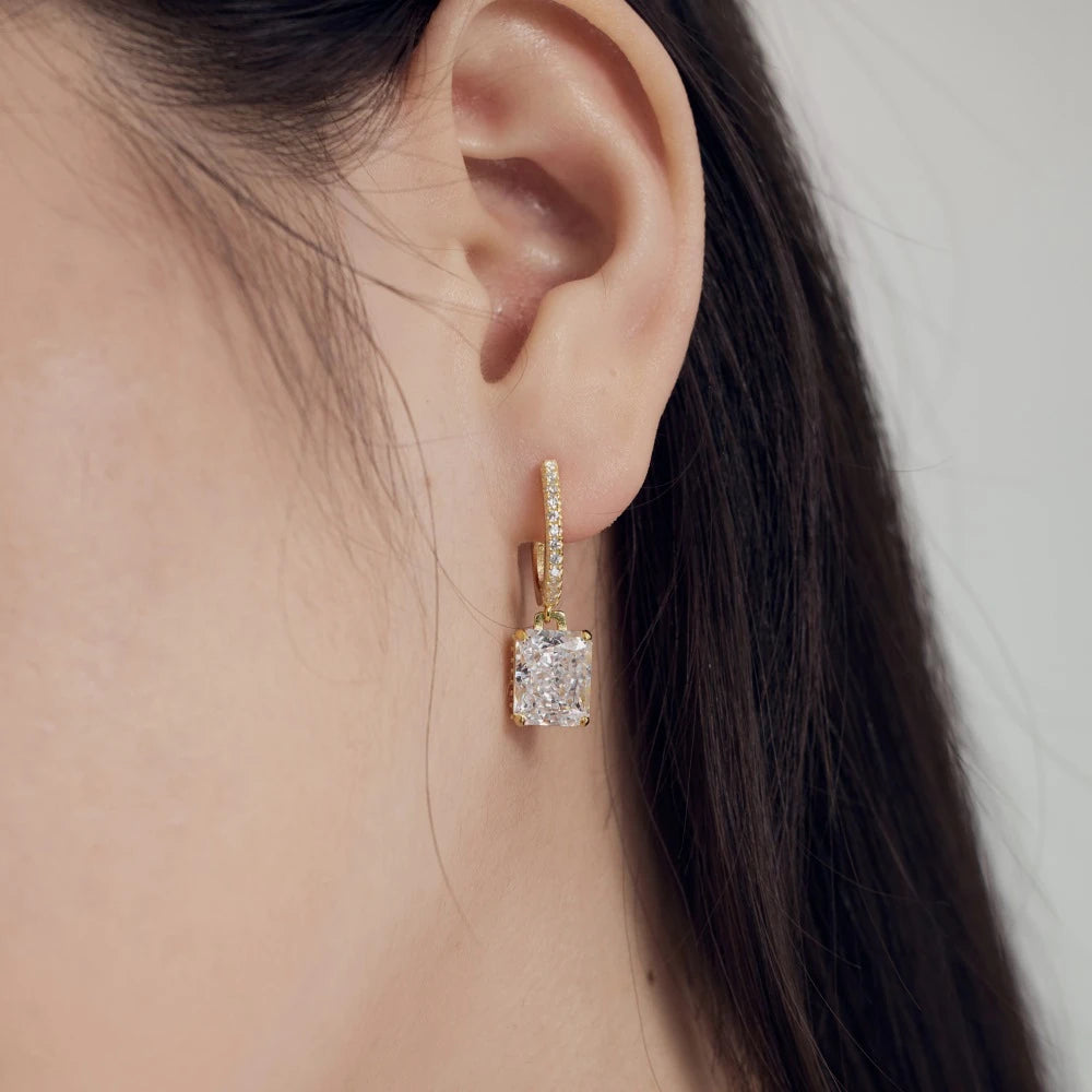 Exquisite Diamond Stud Earrings for Women - 14K White Gold Halo Earrings | Perfect for Weddings, Anniversaries & Special Occasions