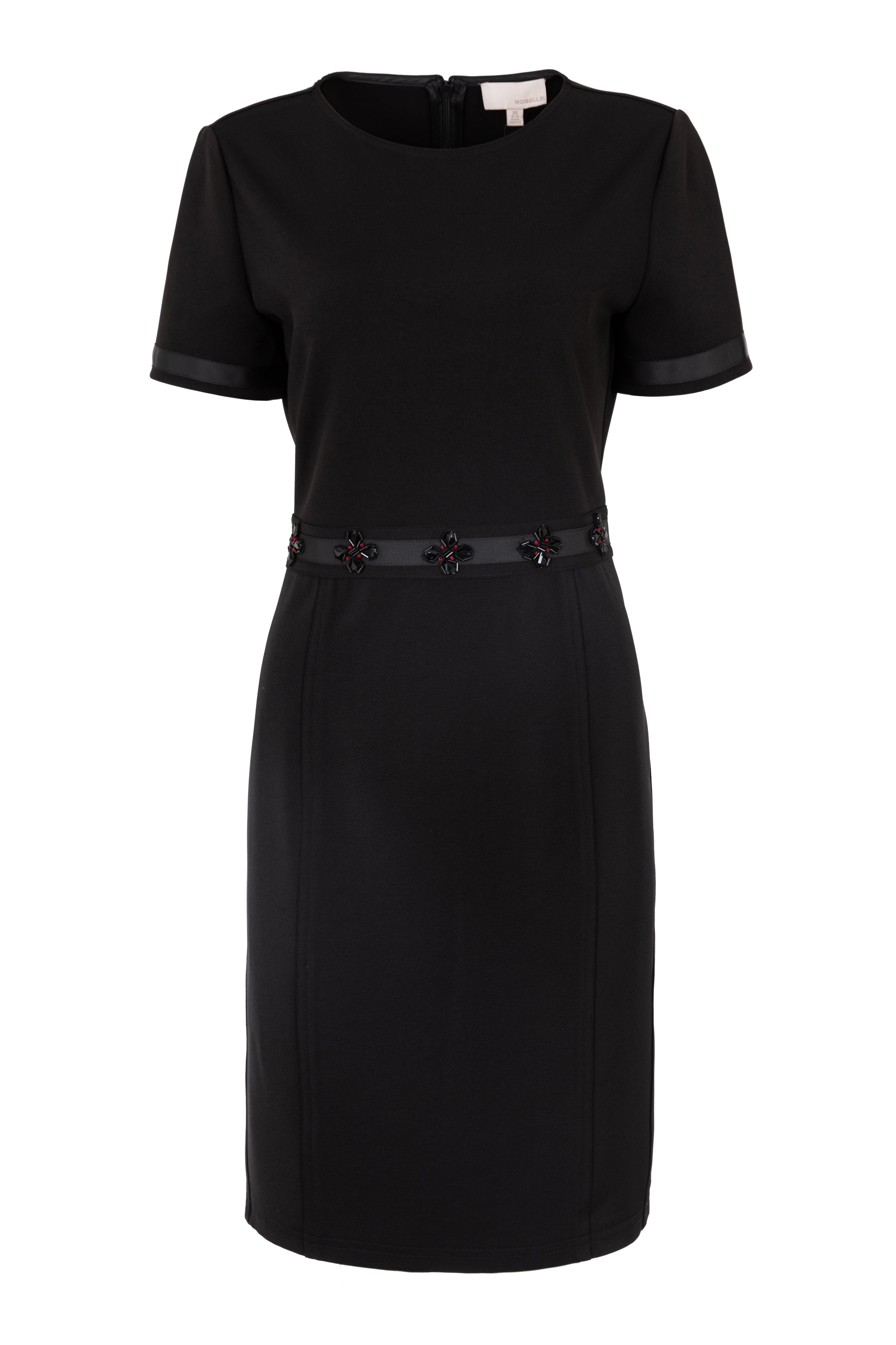 Black Short Sleeve Fitted Dress for Women - Slimming Bodycon Cocktail Party Dress - Perfect for Date Night, Club Wear & Special Occasions