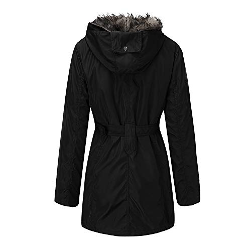 Women's Winter Fleece Jacket with Hood - Long Sleeve Button Coat for Casual Wear | Warm Outerwear for Cold Weather, Outdoor Activities & Daily Commute