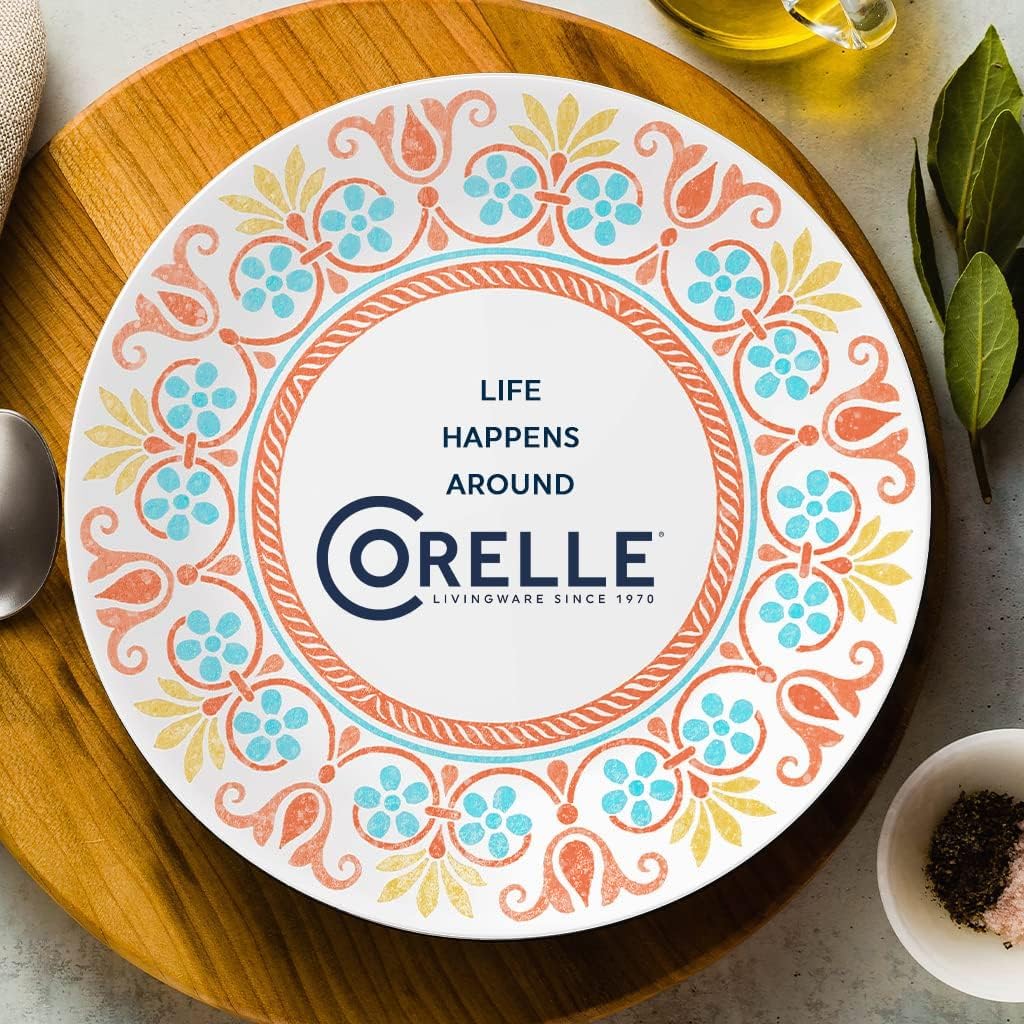 Corelle Terracotta Dreams 18-Piece Dinnerware Set for 6 - 10.25