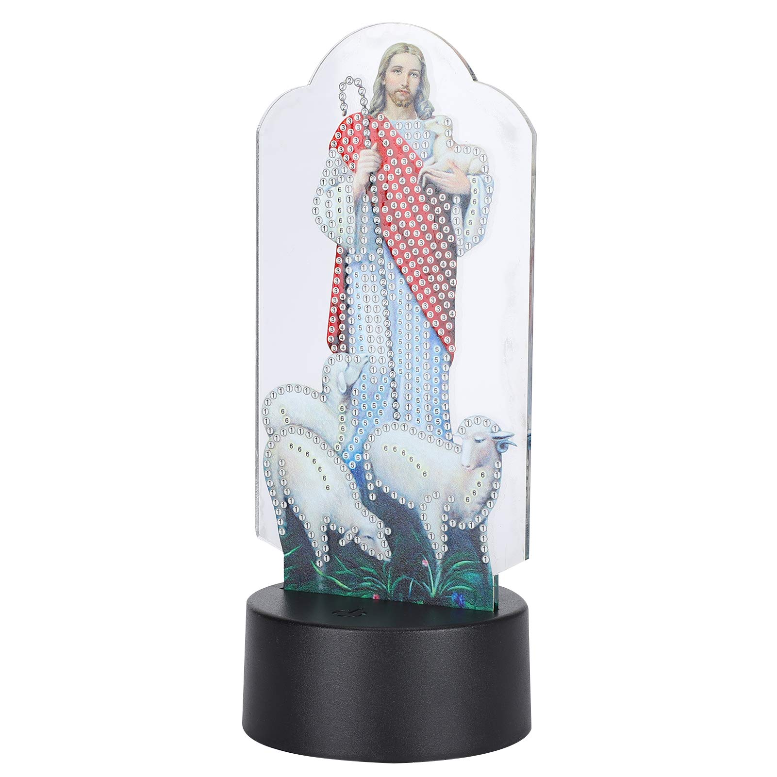 3D LED Night Light for Bedroom - Elderly Friendly Painting Lamp