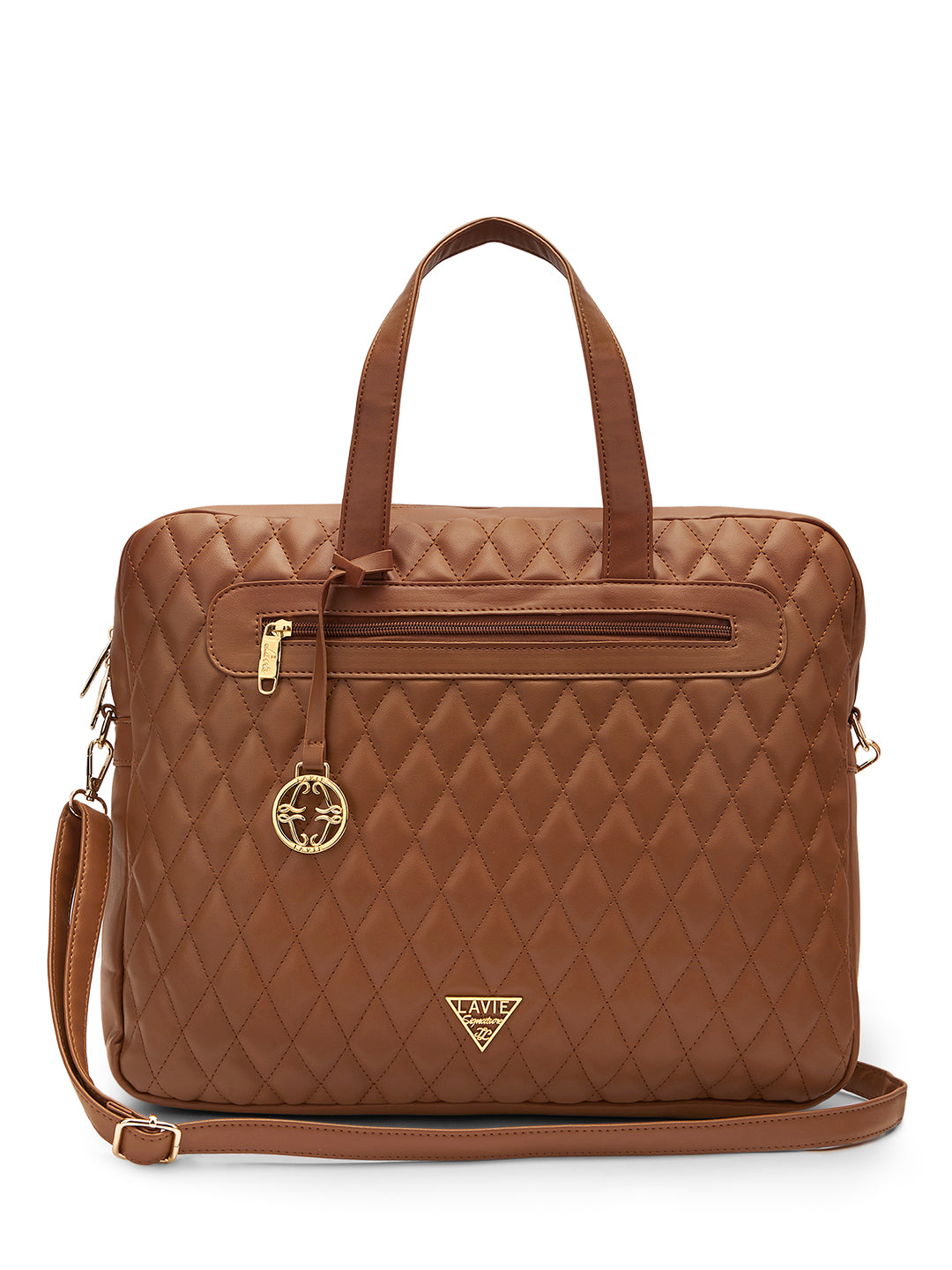 Lavie Signature Arizona Large Women's Laptop Bag - Stylish Work Tote for Office, Business Travel & College (15.6 Inch) - Perfect for Professionals & Students