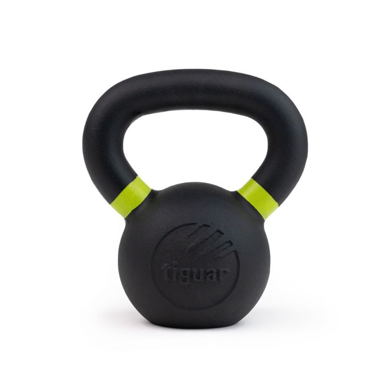 Tiguar V2 8kg Kettlebell - Raw Finish, Premium Cast Iron for Strength Training, Home Gym & CrossFit Workouts - Perfect for HIIT, Cardio & Functional Fitness (TI KB0008RV2)