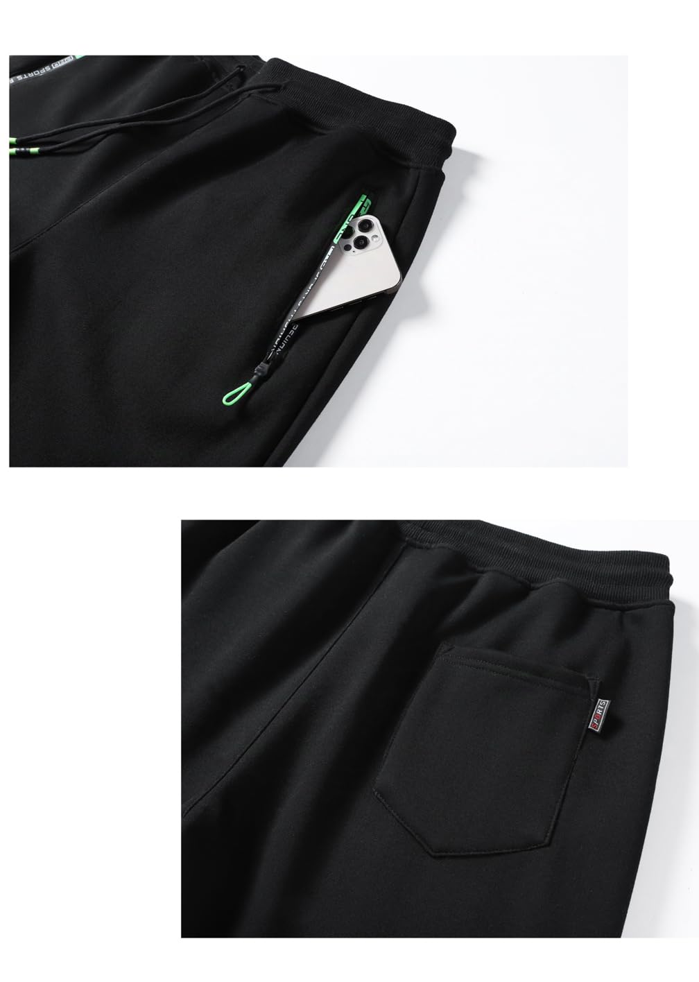 Men's Sherpa Lined Sweatpants - Winter Warm Fleece Pants for Men | Cozy Lounge Pants for Cold Weather, Outdoor Activities & Home Relaxation