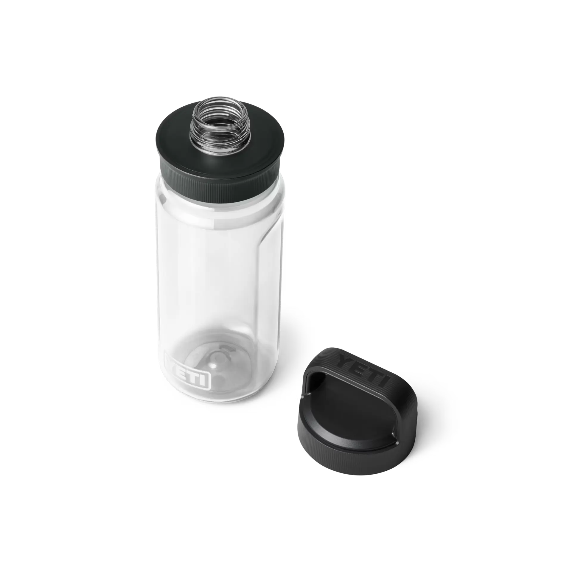 Yonder 0.6L Clear Water Bottle - BPA Free Leak Proof Sports Bottle for Gym, Hiking & Outdoor Activities | Lightweight Portable Drinking Container