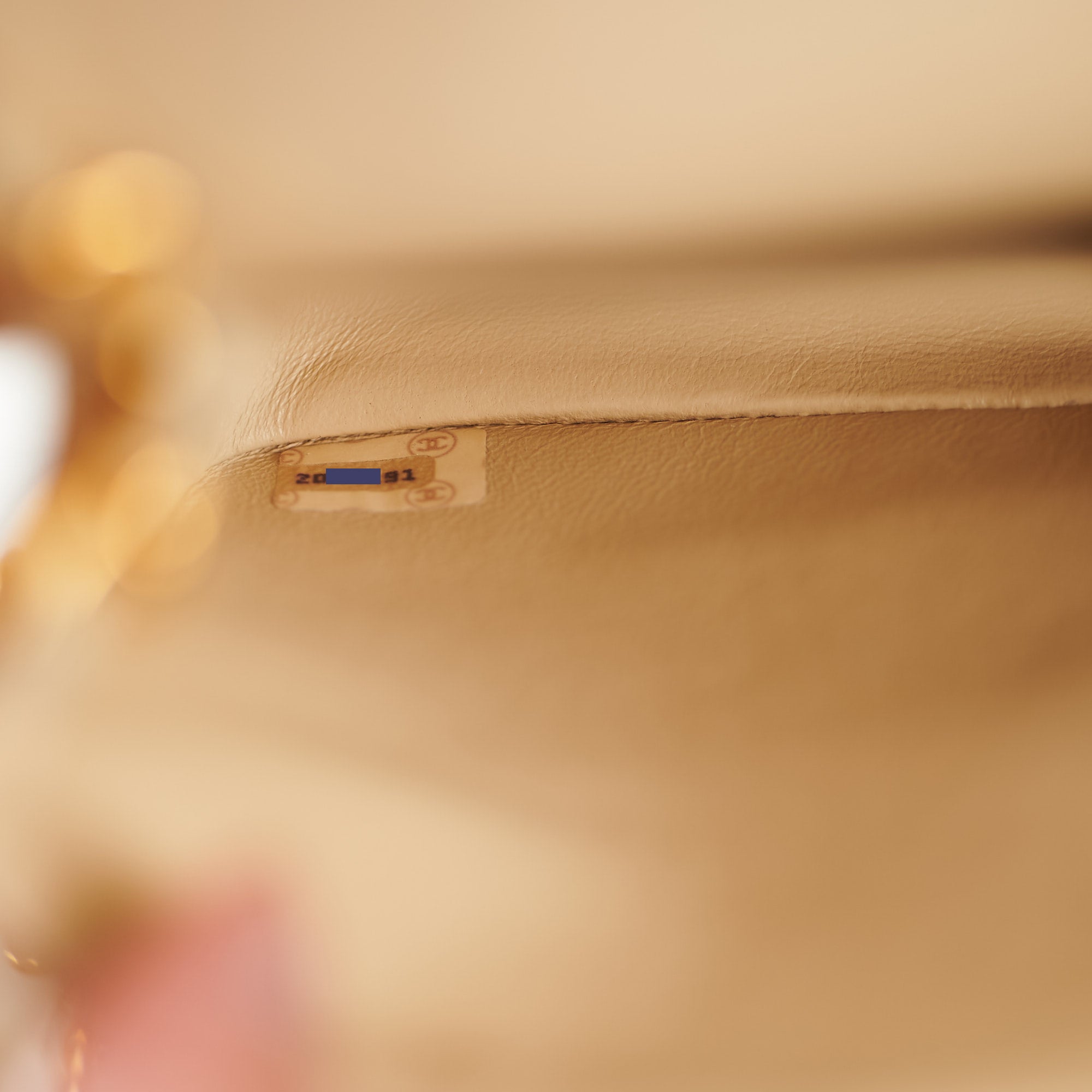 Vintage Chanel Small Double Flap Bag in Beige Lambskin Leather - Perfect for Date Night & Special Occasions