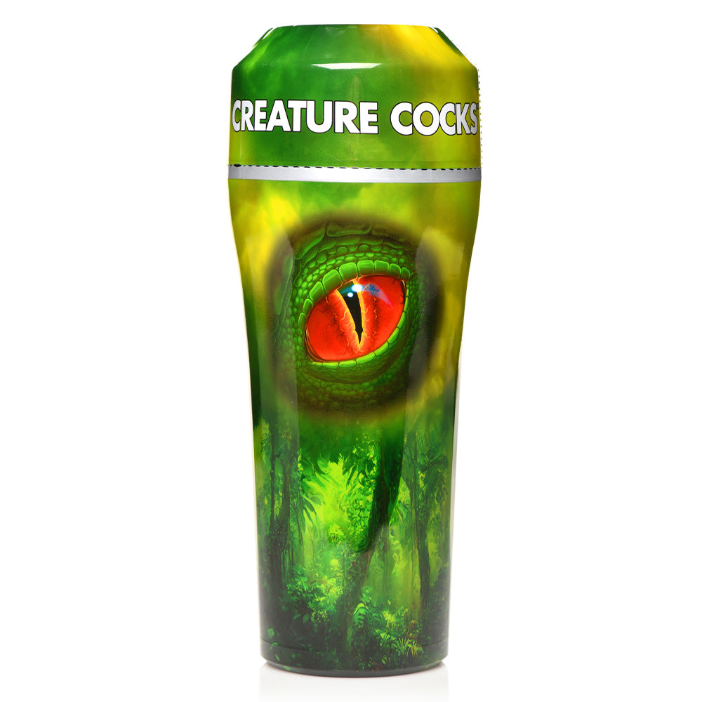 Creature Cocks Raptor Adjustable Pressure Reptile Stroker - Realistic Textured Masturbator for Men | Perfect for Solo Play & Fantasy Fulfillment