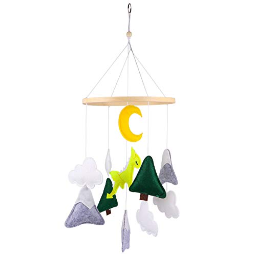 Wooden Baby Crib Mobile - Forest Animal Ceiling Mobile for Nursery Decor, Gender Neutral Woodland Theme Baby Shower Gift (Perfect for Newborn Bedrooms & Daycare Centers)