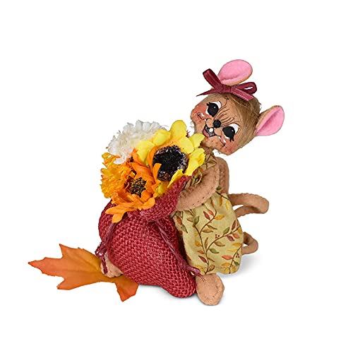Annalee Autumn Flowers Mouse - 5
