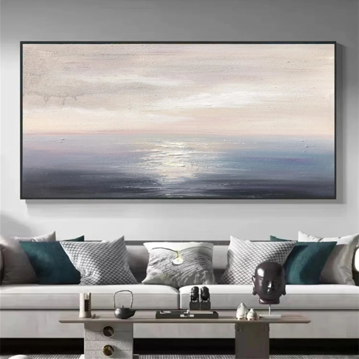 Ocean and Sky Painting #OS 171 - Stunning Seascape Wall Art for Home & Office Decor - Perfect for Living Room, Bedroom or Beach House