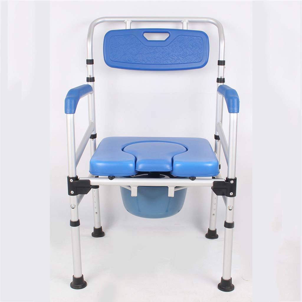 3 in 1 Adjustable Height Bath Toilet Chair - Deluxe Padded Shower Stool for Adults & Elderly, Bedside Commode Seat with Safety Handles - Ideal for Pregnancy, Post-Surgery Recovery & Home Care Use