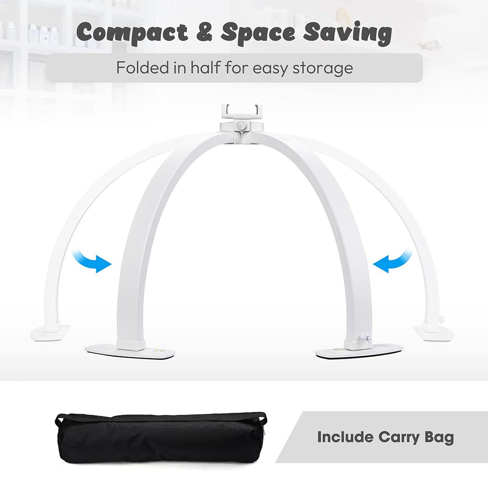 Professional LED Desk Lamp for Nail Tech & Lash Extensions - Adjustable Brightness White Light - Perfect for Salon, Home Studio & Beauty Workspaces