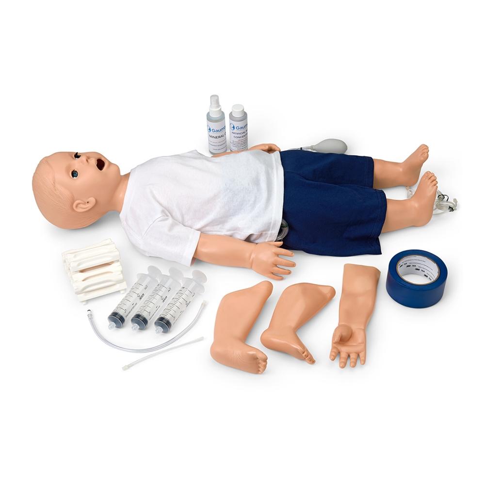 1 Year Multipurpose Patient Care & CPR Pediatric Training Simulator - Lightweight, Durable for Medical Students & Healthcare Professionals - Perfect for CPR Certification, Nursing Education & Emergency Response Training