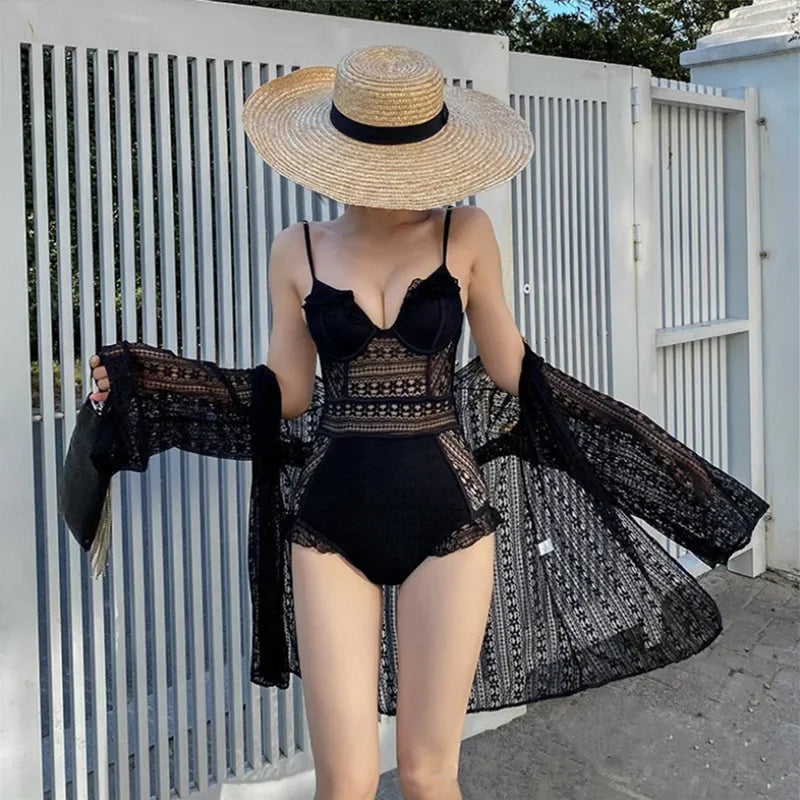 Sexy High Waist Bikini Set for Women - Korean Style Summer Swimwear | Two Piece Bathing Suit for Beach, Pool & Vacation | Trendy Swimsuits for Women