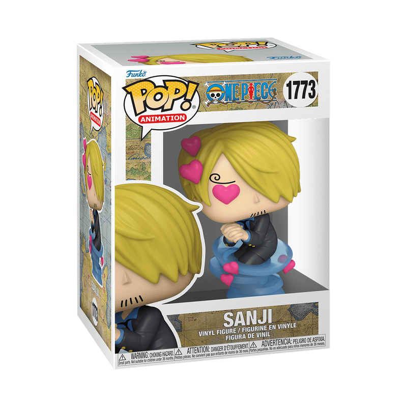 Sanji Funko Pop Vinyl Figure - One Piece Anime Collectible (1773) with Protector Case - Perfect for Anime Fans, Gift for Collectors, and Home Decor