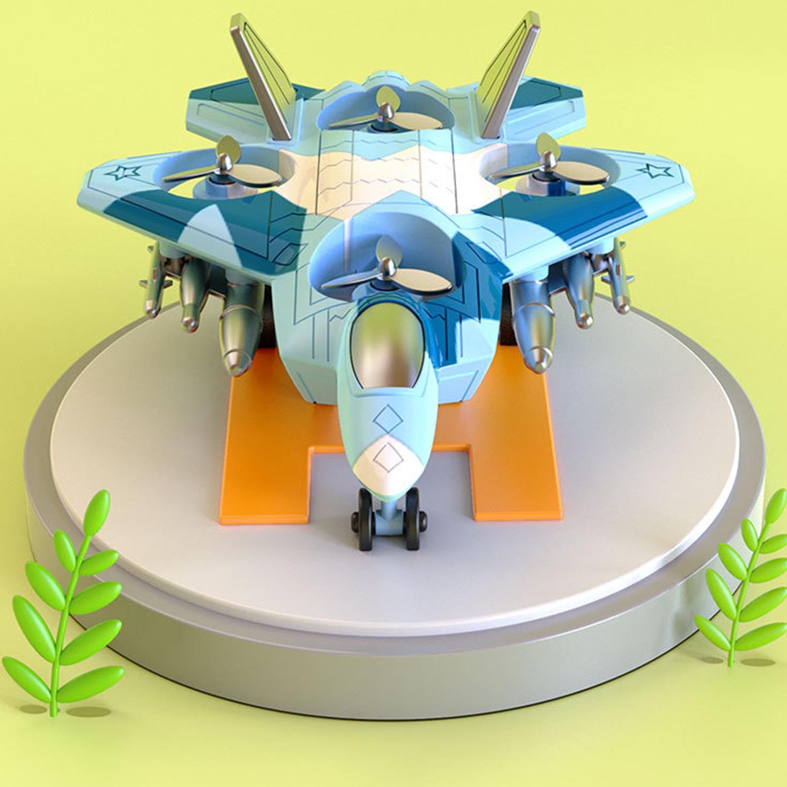 Jets Toys Airplane Toy - 360° Rotating Toy Plane Vehicles for Kids | Creative Small Aircraft Learning & Educational Toys for Boys & Girls | STEM Play, Birthday Gifts, Indoor & Outdoor Fun