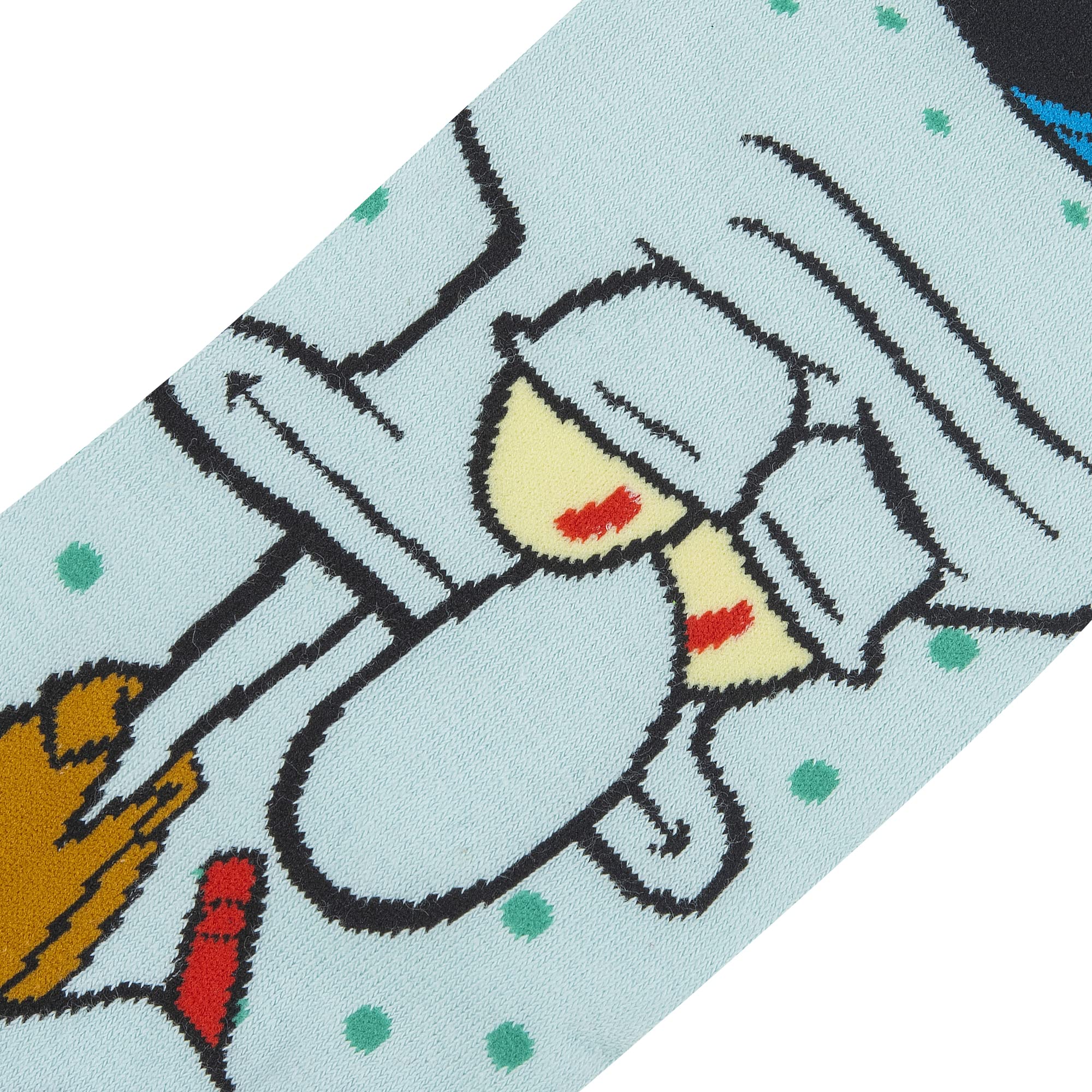 Odd Sox Squidward Nickelodeon SpongeBob Cartoon Socks - Fun & Cute Novelty Socks for Women (US Size 5-10) - Perfect for Cosplay, Gifts & SpongeBob Fans