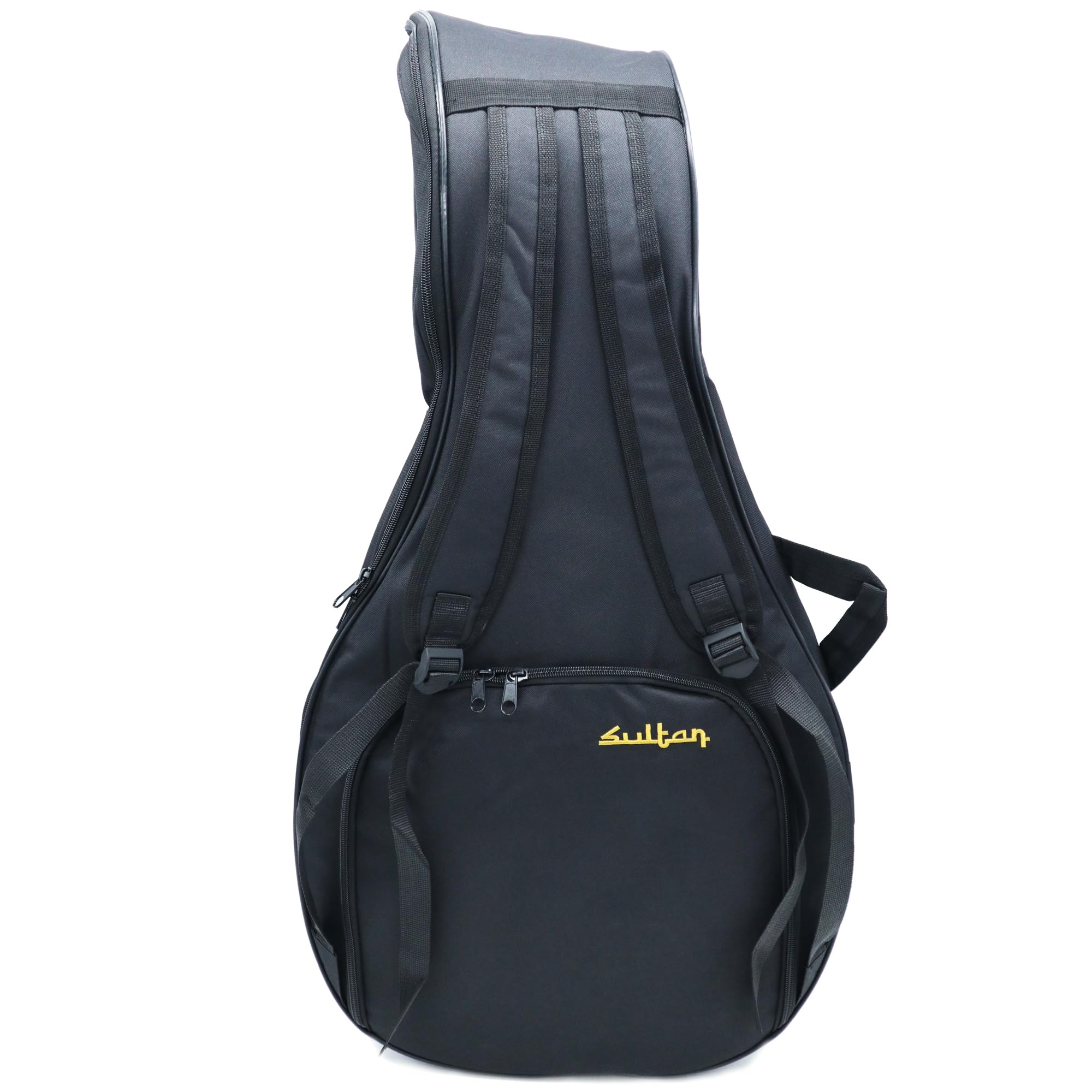 Zaza Percussion - Sultan Deluxe Padded Gig Bag For Oud (Black) - Premium Protective Case for Middle Eastern Lute Instrument - Perfect for Musicians, Travel & Storage