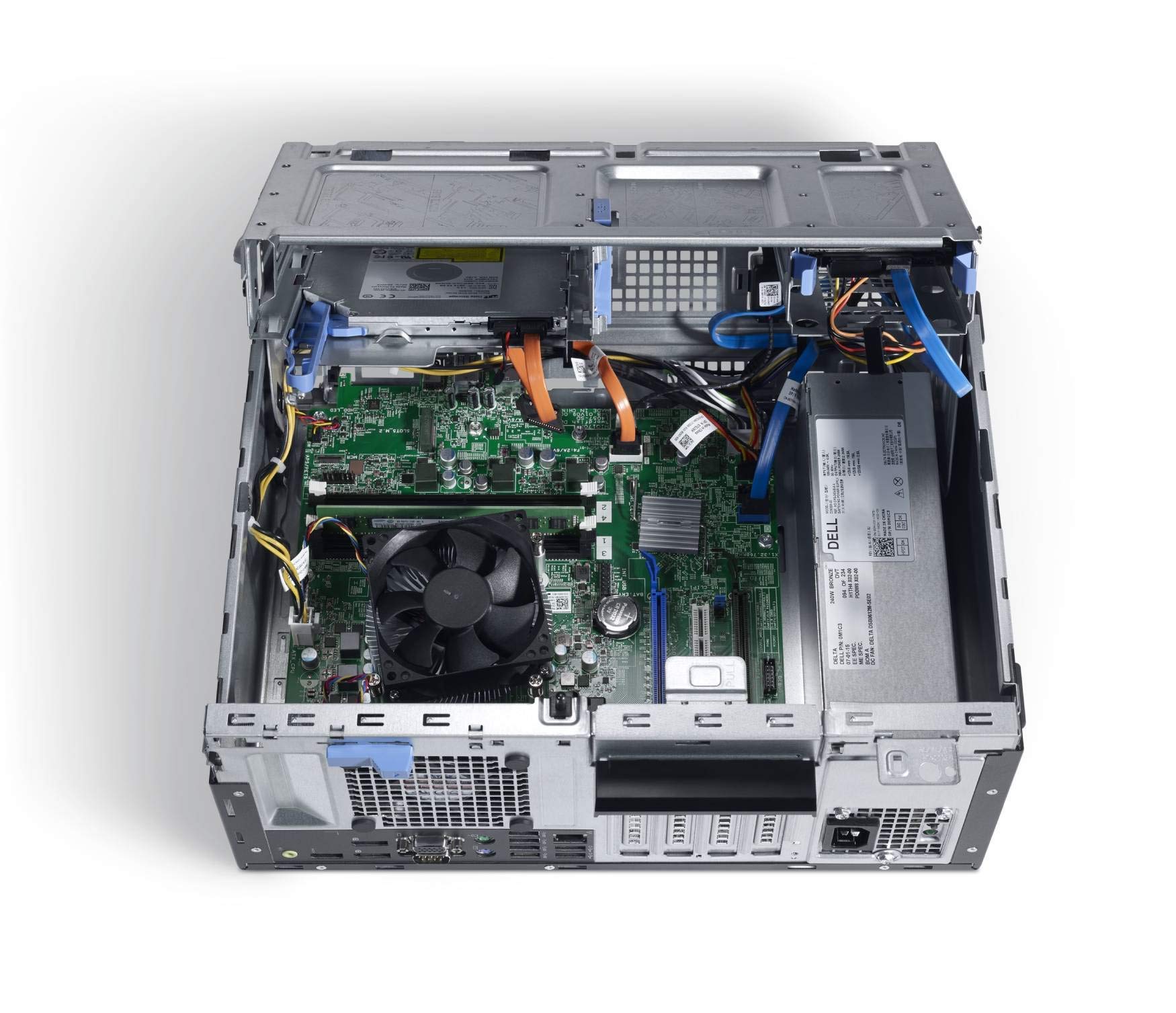 Refurbished Dell OptiPlex 7040 Tower Desktop PC - Intel Core i5-6500 3.2GHz, 8GB RAM, 128GB SSD + 500GB HDD, AMD Radeon RX-550 4GB Graphics, WiFi, Windows 10 | Ideal for Home Office, Business Workstations & Gaming Setups