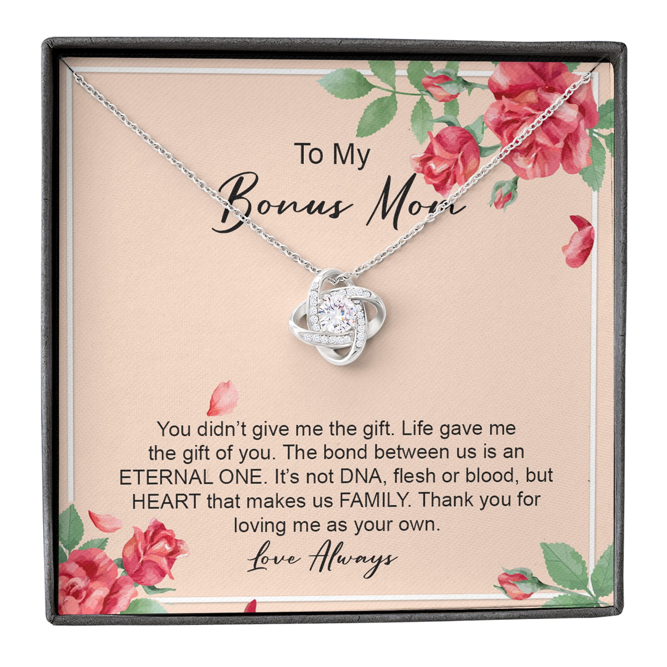 Step Mom Necklace Gift - Personalized Jewelry for Stepmother, Bonus Mom & Mother-in-Law | Thoughtful Present for Birthday, Mother's Day & Christmas | Perfect for Family Bonding & Special Occasions