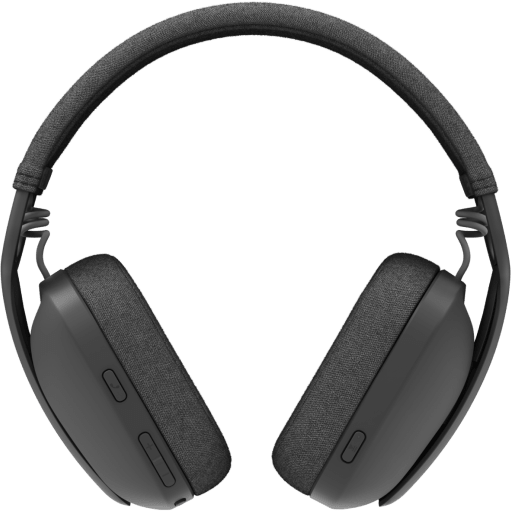 Logitech Zone Vibe 100 Wireless Headset with Noise Cancelling Mic - Graphite | Comfortable Office Headphones for Video Calls, Remote Work & Gaming