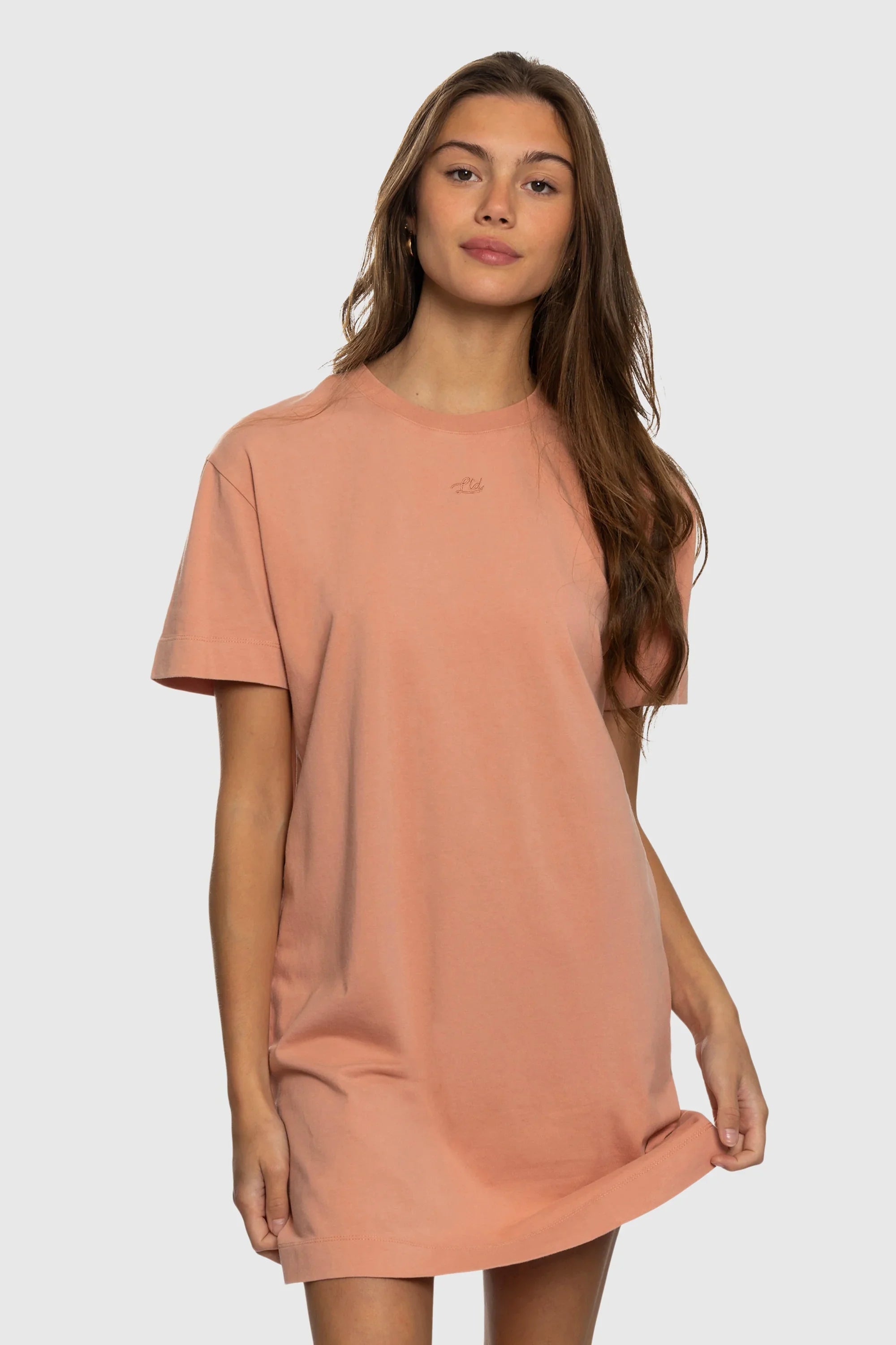 Women's Casual Short Sleeve Tee Dress - Soft Cotton Blend T-Shirt Dress for Summer, Lounge, Travel & Everyday Wear