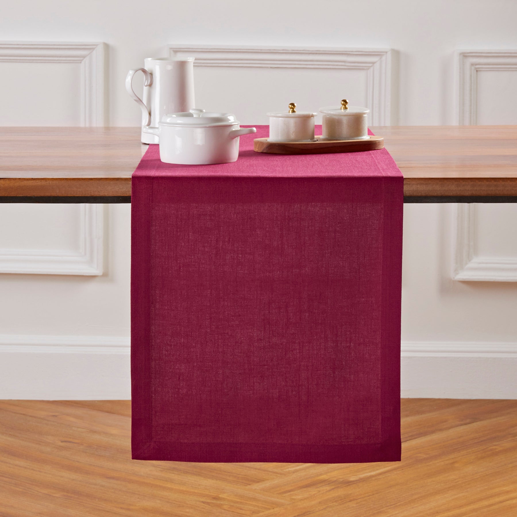 Elegant Diana Medium Weight Table Runner - Perfect for Dining Tables, Weddings, and Holiday Decor
