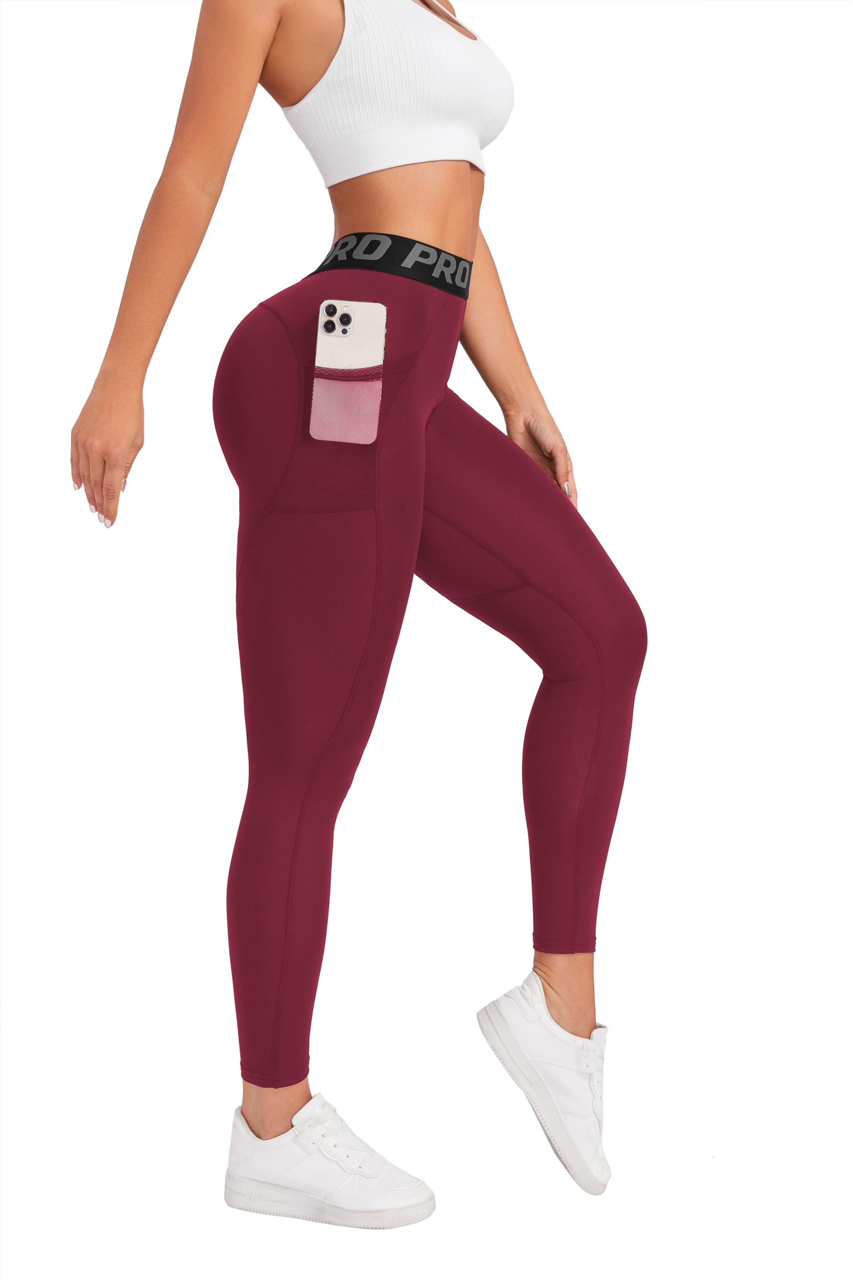 High Waisted Leggings for Women - Tummy Control Workout Yoga Running Pants | Gym, Fitness & Jogging | Perfect for Yoga, Running, Gym & Everyday Wear