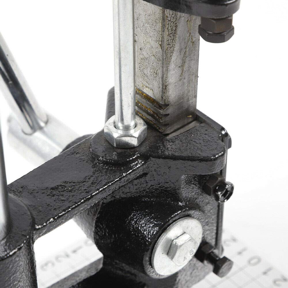 Professional Leather Imprinting Machine Kit - Logo Stamp Punching & Pressure Bronzing Tool for DIY Leather Craft (Model 2) | Perfect for Leather Wallets, Belts, Bags & Custom Branding Projects
